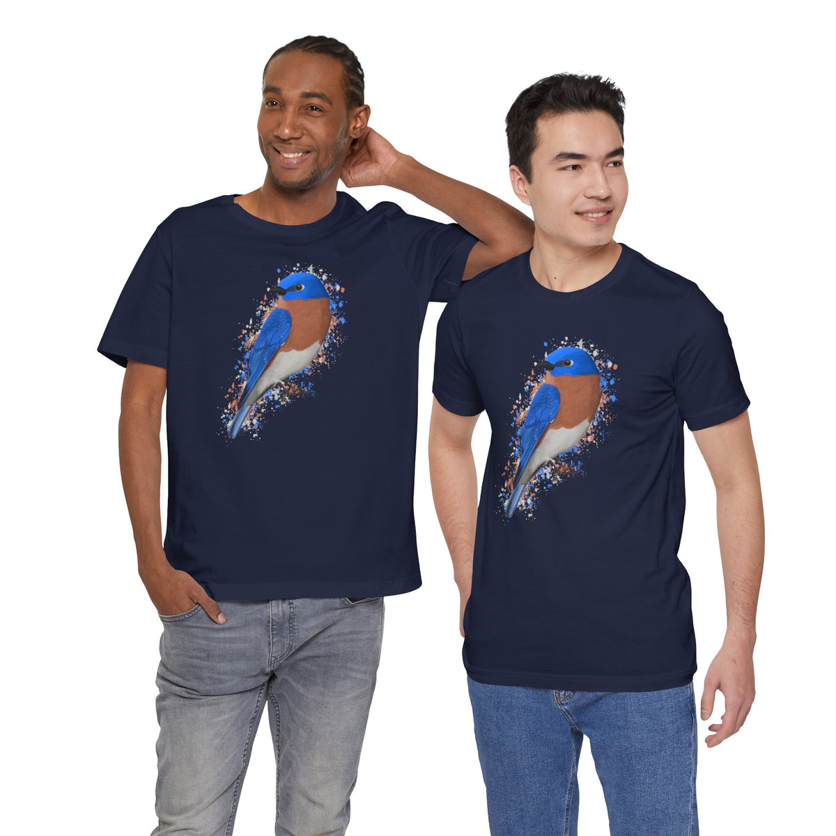 ルリツグミの鳥Tシャツ