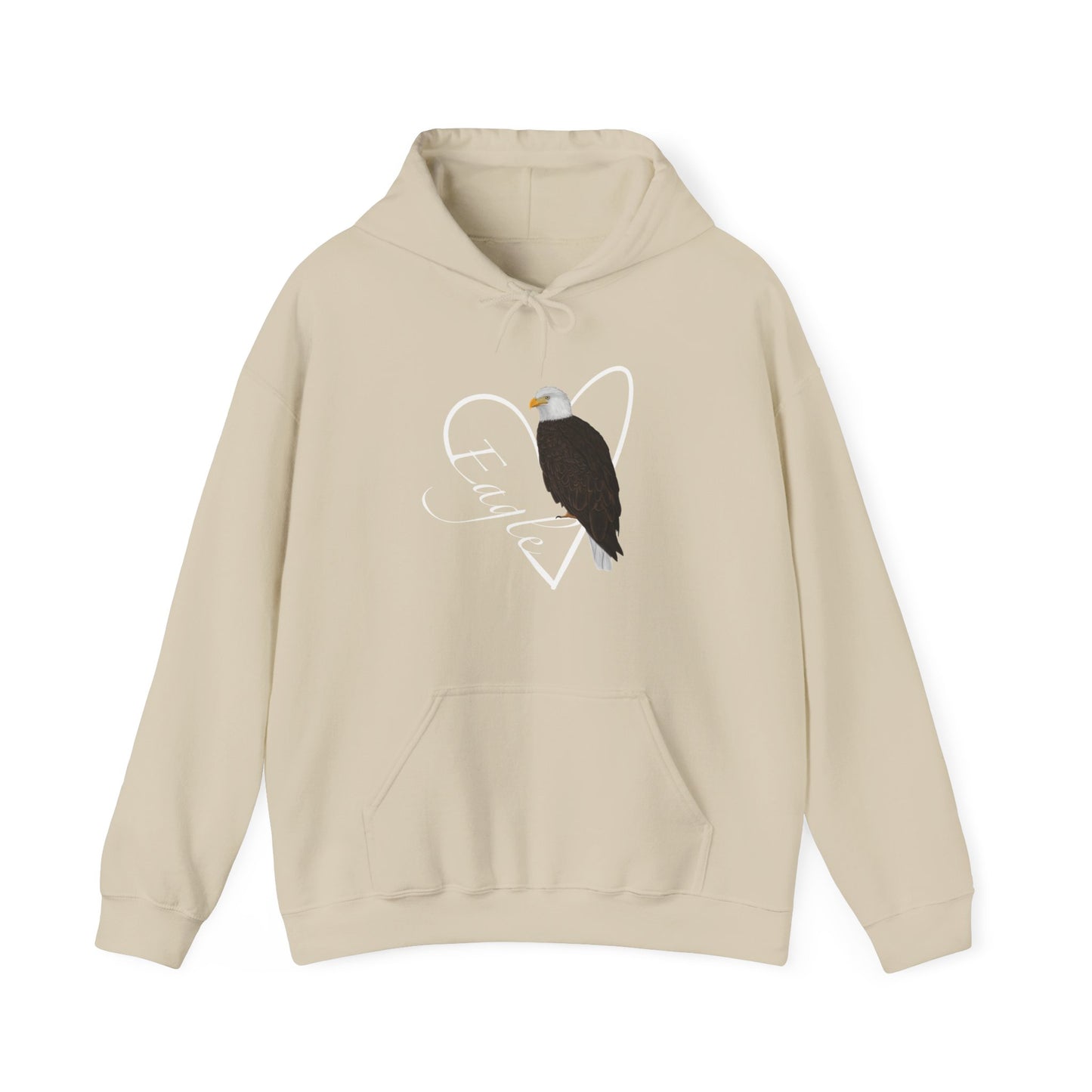 Bald Eagle Heart Bird Birdwatching Birdlover Hoodie – DTG,
