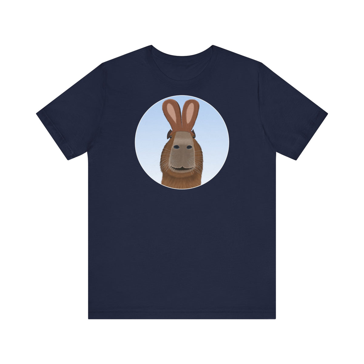 Capybara mit Hasenohren Lustiges Kaninchen T-Shirt