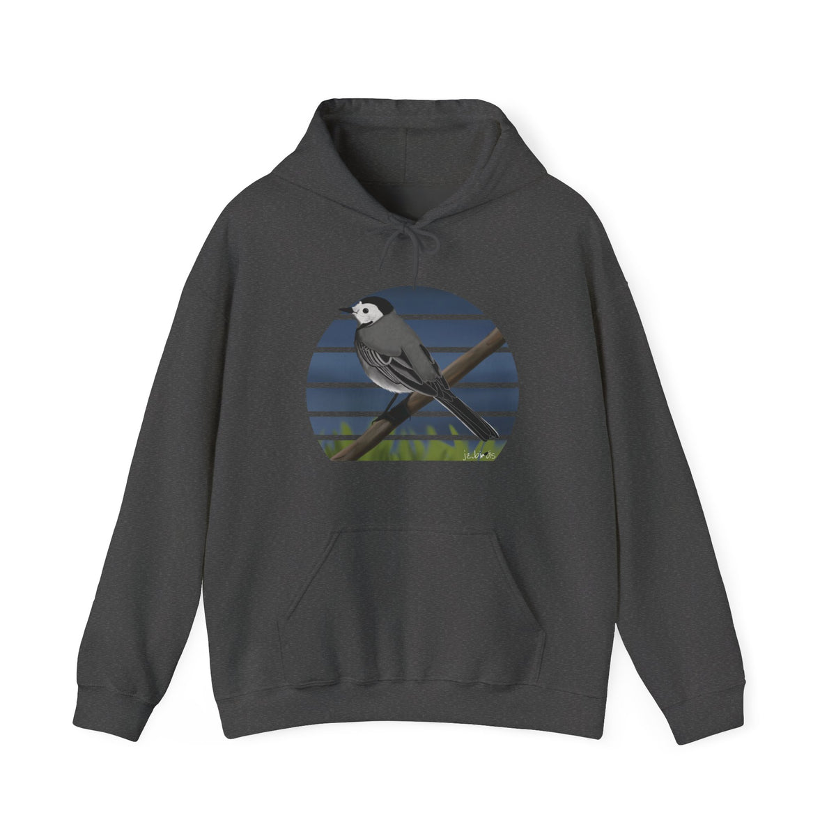 White Wagtail Bird Hoodie – DTG