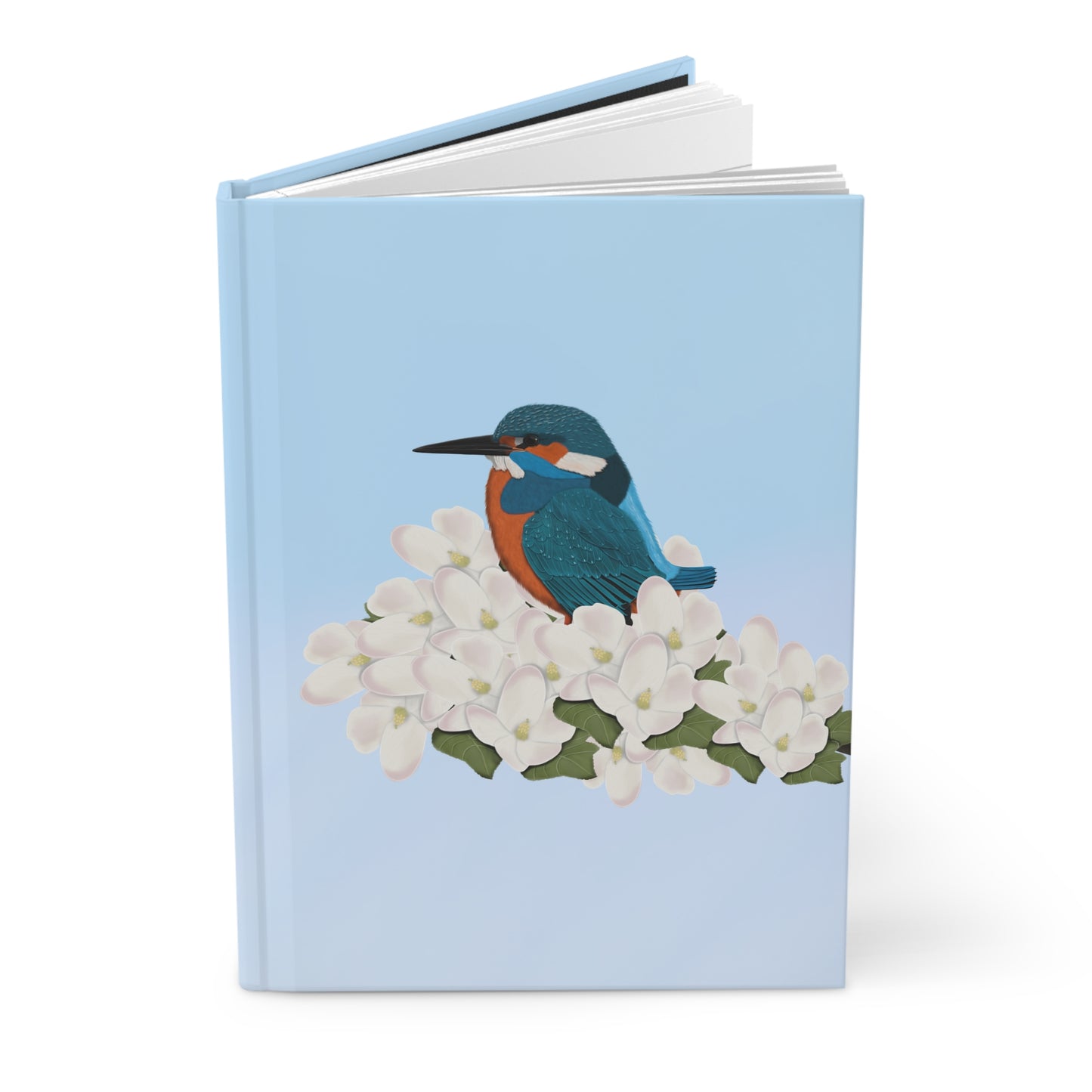 Kingfisher Bird Hardcover Journal 150 Pages 5.75"x8" for Bird Enthusiasts & Birdwatchers