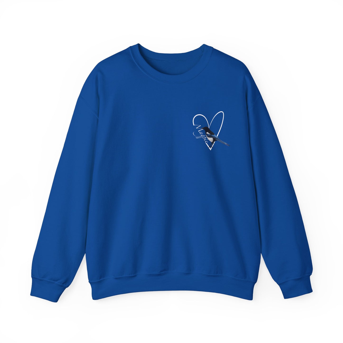 Magpie Heart Birdlover Biologist Bird Sweatshirt