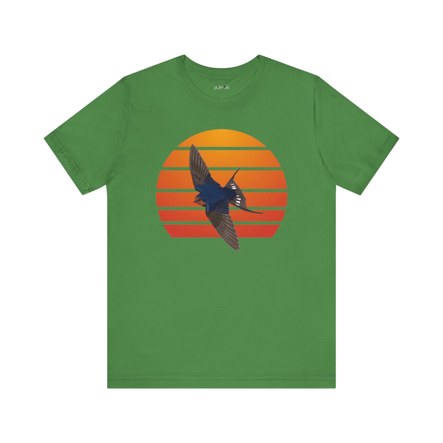 Barn Swallow T-Shirt on Cotton background
