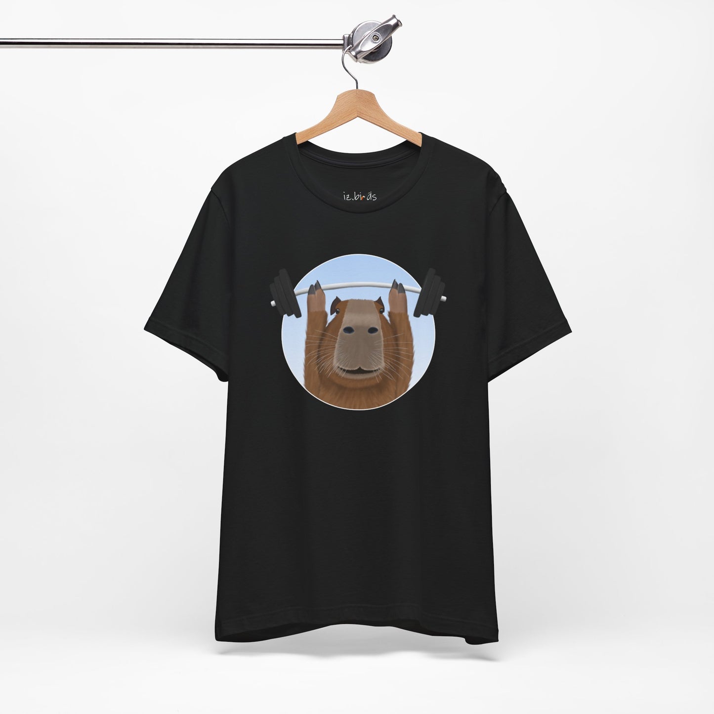 Capybara Weight Lifting Funny Gym Workout T-Shirt