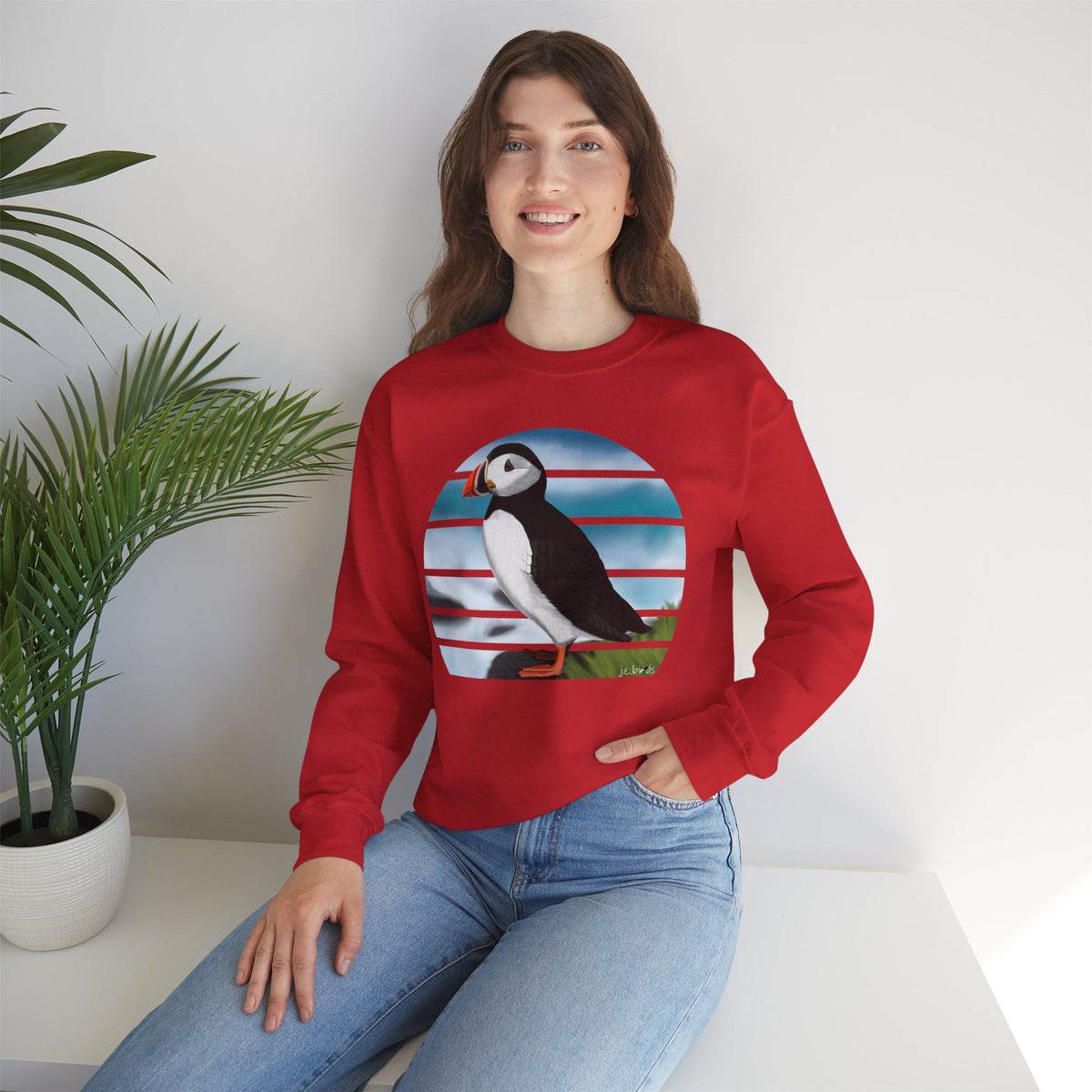 Puffin Birdlover Ornithologist Bird Sweatshirt