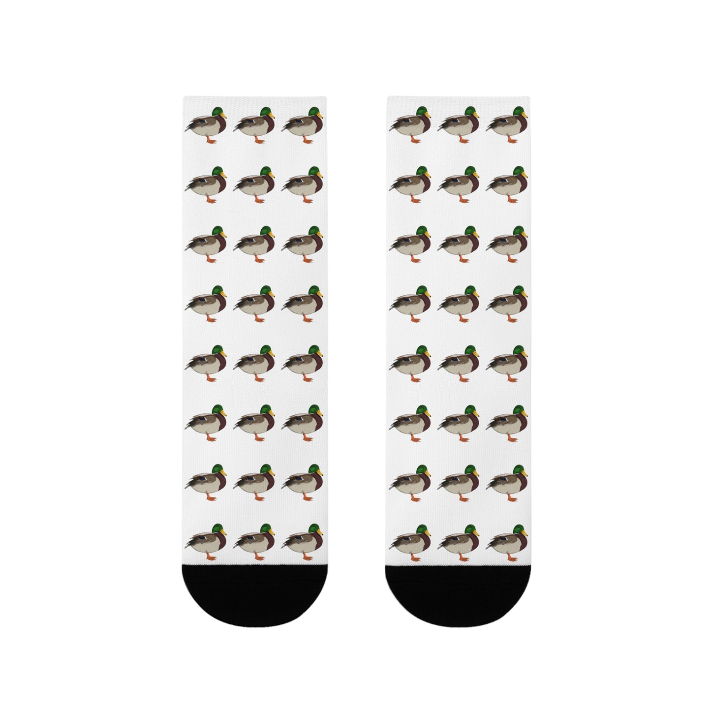Ente Vogel Socken für Vogelfreunde & Vogelbeobachter Weiß