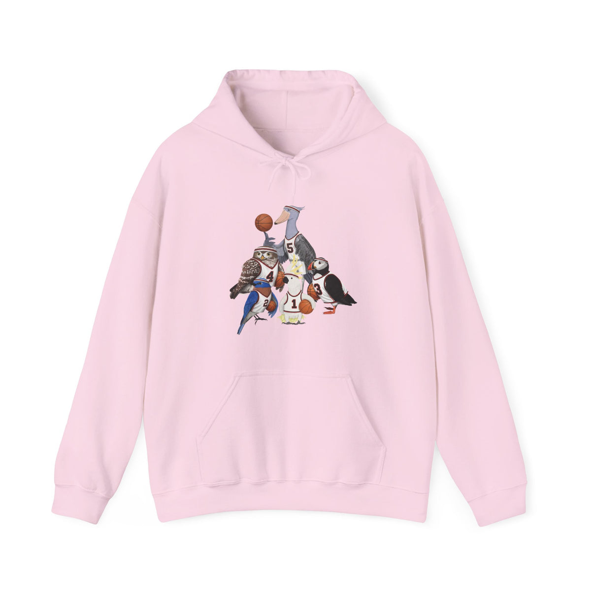 Funny Basketball Bird Hoodie – Unique Hoops Fan Gift – Soft, Unisex Jumper for Players –