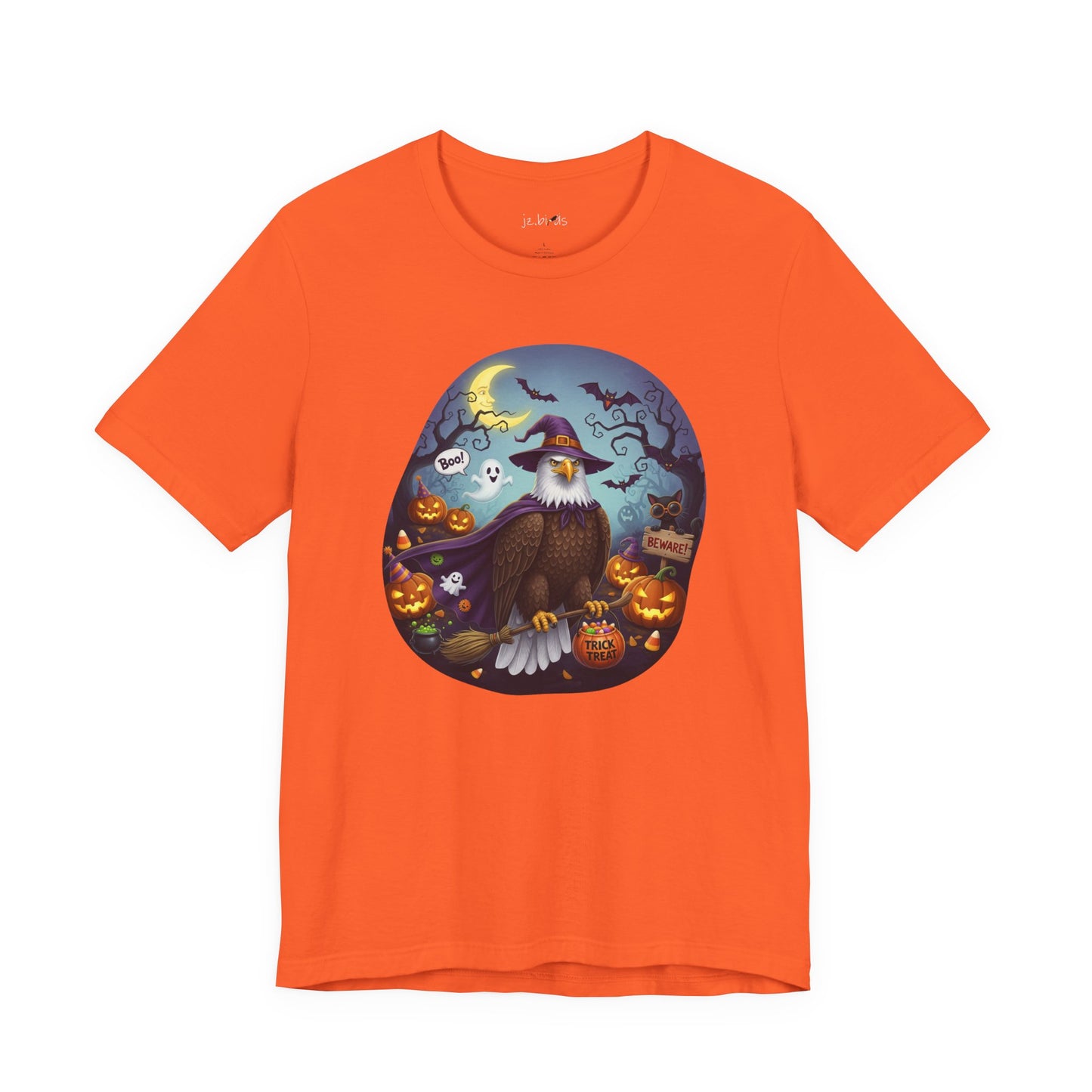 Bald Eagle Halloween Bird T-Shirt - Spooky Halloween Costume for Bird Lovers
