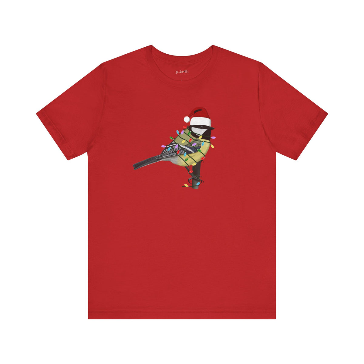 Chickadee T-Shirt – bird and christmas style