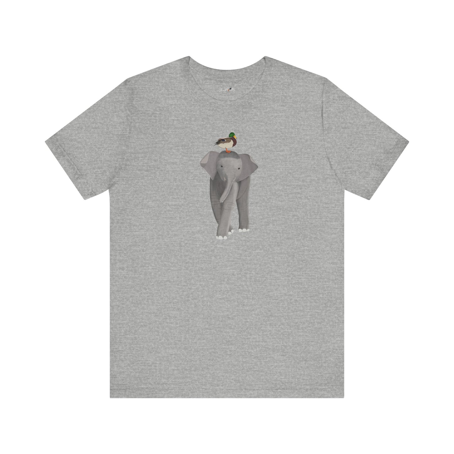 Elephant with Mallard Duck Birds Birding & Birdwatching T-Shirt