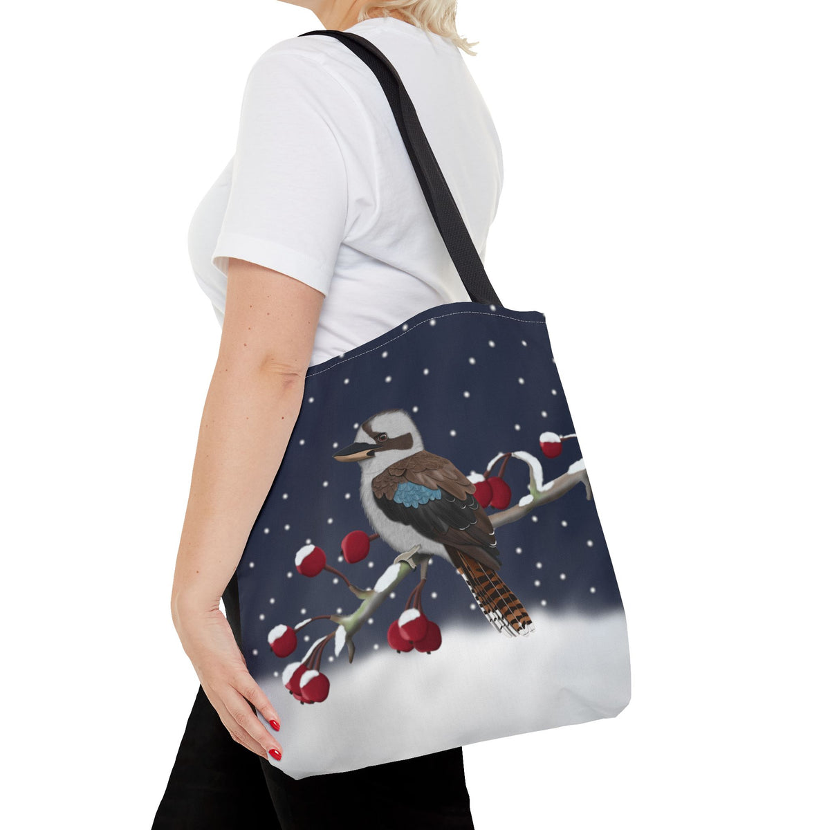 Kookaburra auf einem Tragetasche – Accessories, All Over Print