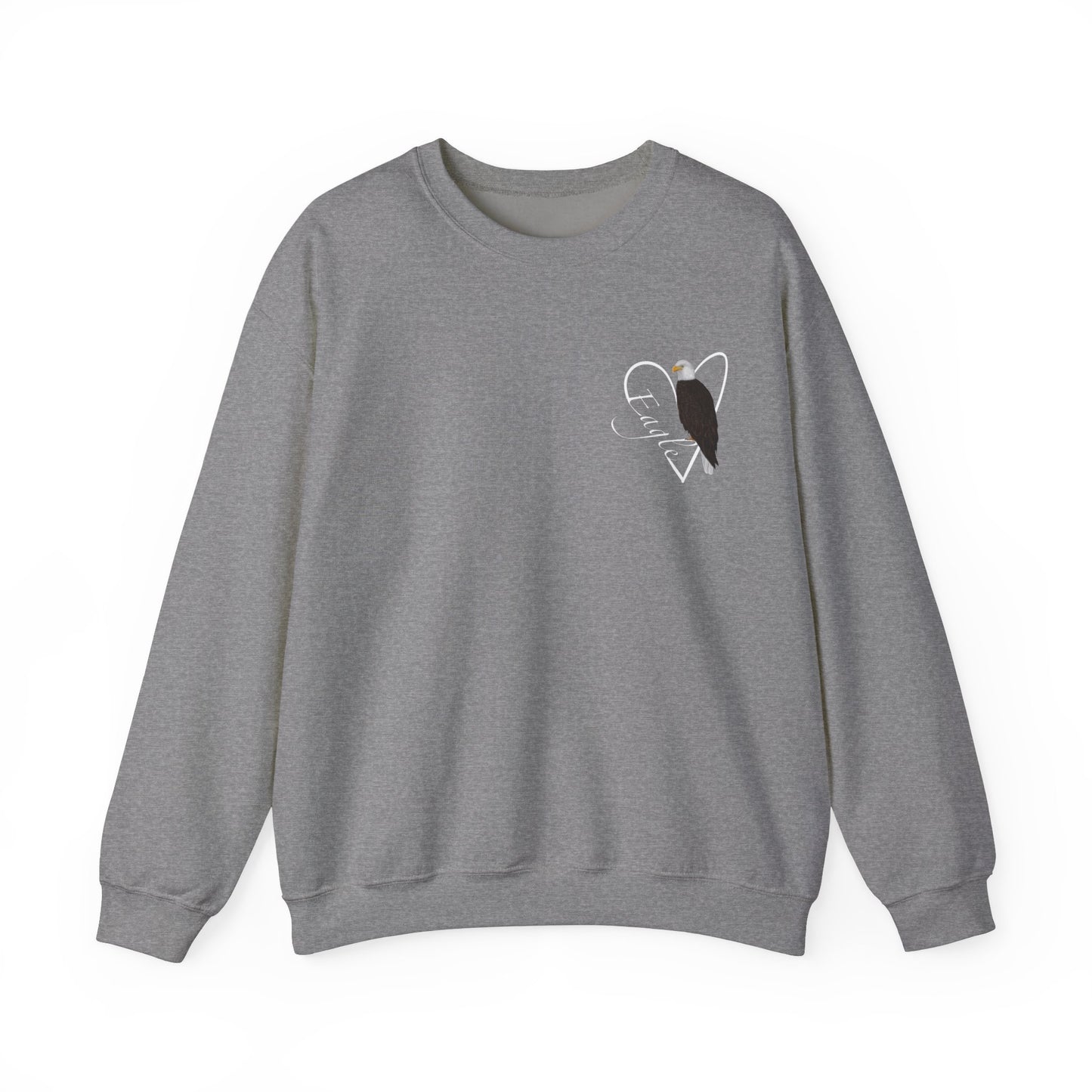 Bald Eagle Heart Birdlover Biologist Bird Sweatshirt