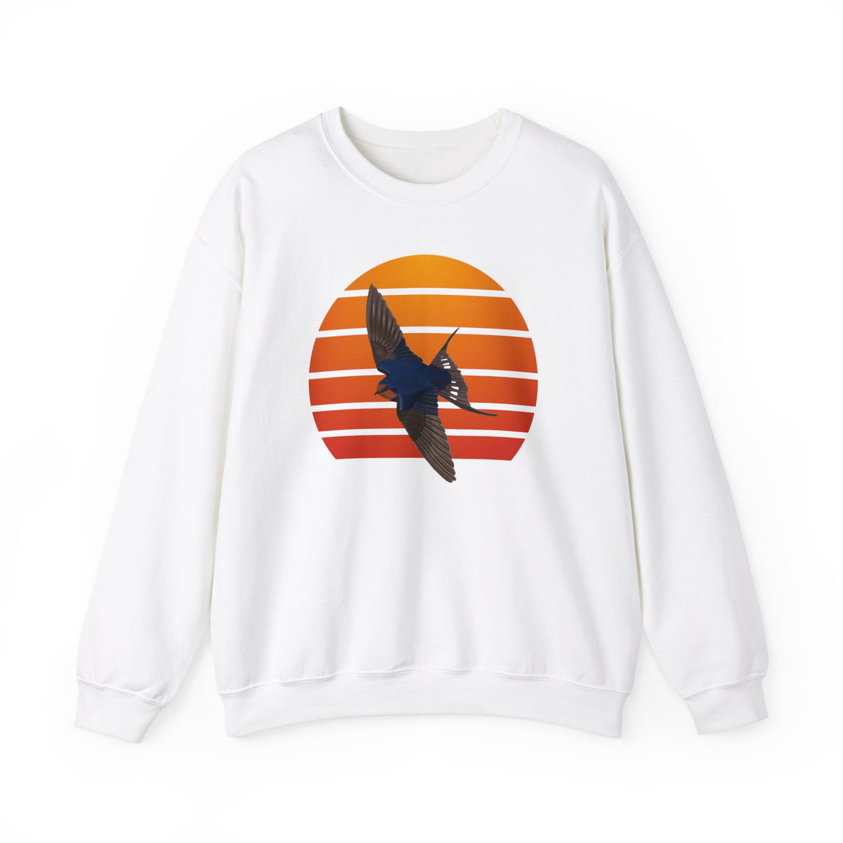 Barn Swallow Sweatshirt – Crew neck, DTG