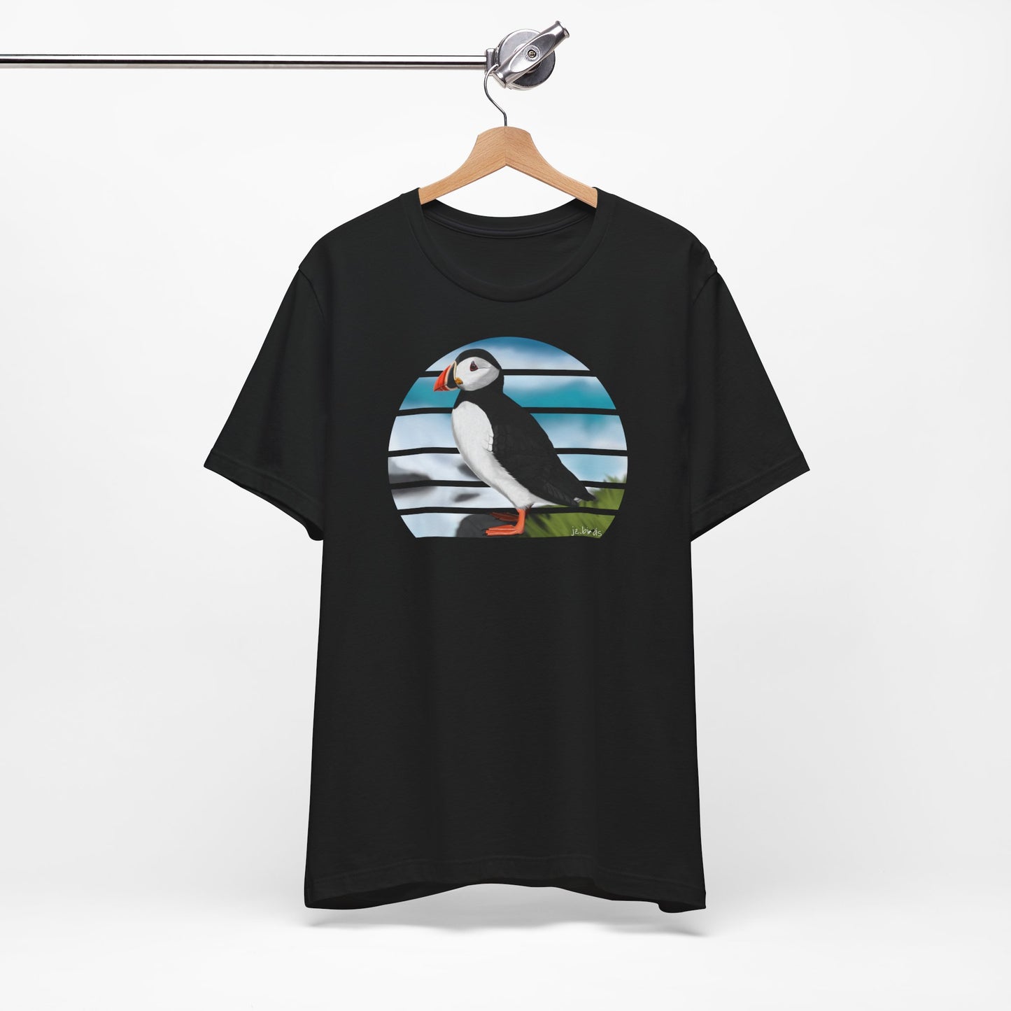 T-shirt Macareux Moine en mer pour les amoureux des oiseaux et les ornithologues amateurs