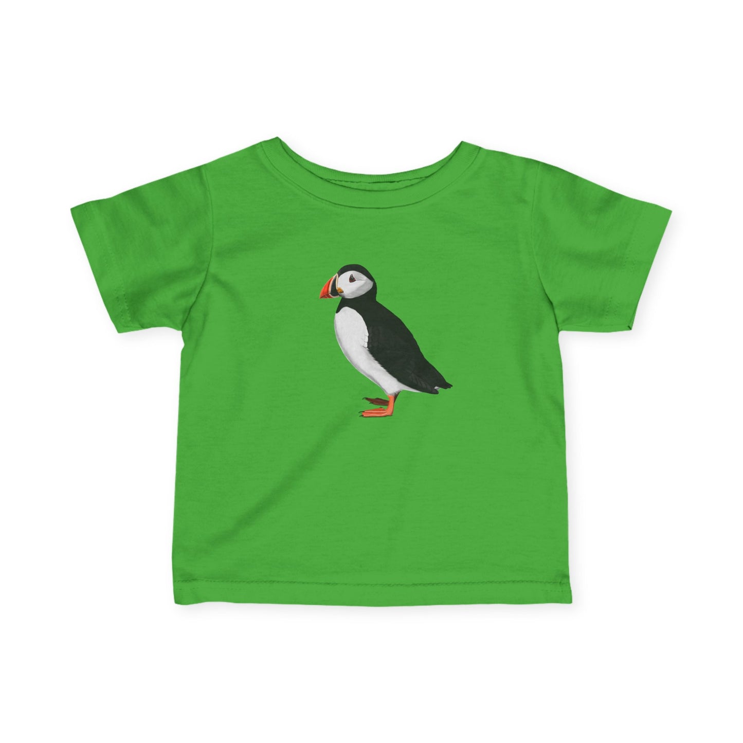 Süßes Papageitaucher Vogel Tiermotiv T-Shirt für Babys und Kleinkinder