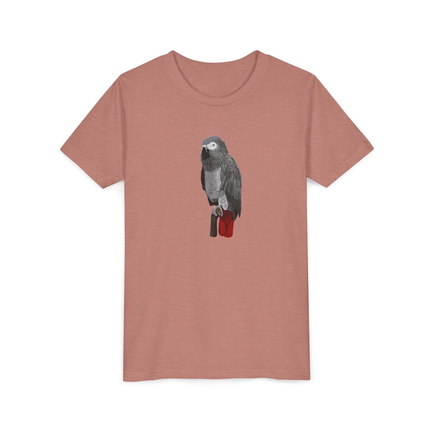Grey Parrot Birding & Birdwatching Bird Youth T-Shirt