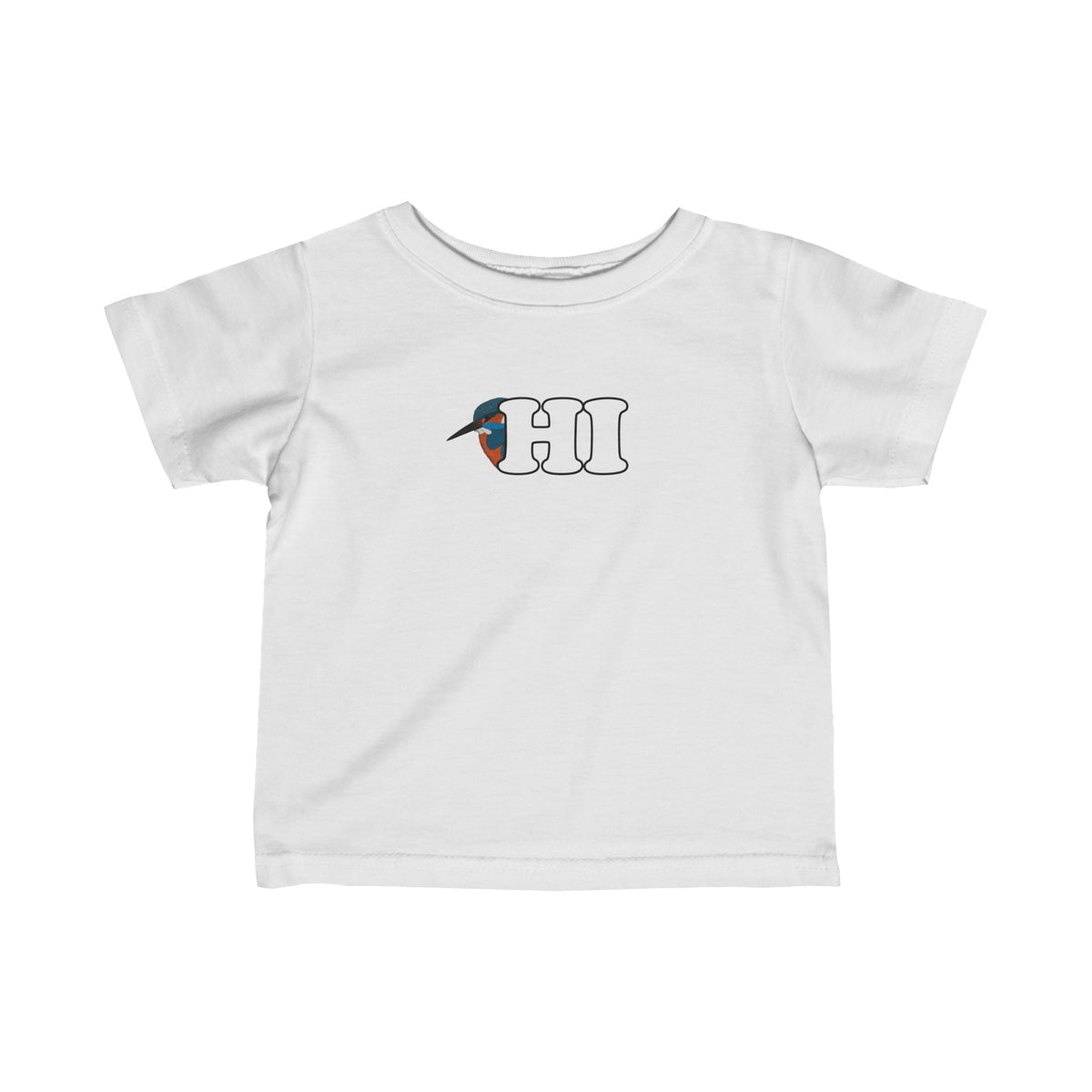 Kingfisher Bird Hi Baby & Toddler Fine Jersey Tee – Kids clothes
