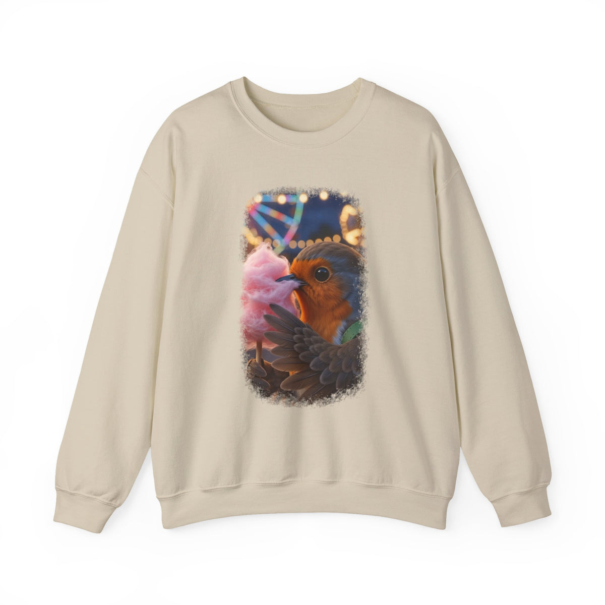 Robin Rosi Pink Cotton Candy Premium Sweatshirt for Bird Lovers