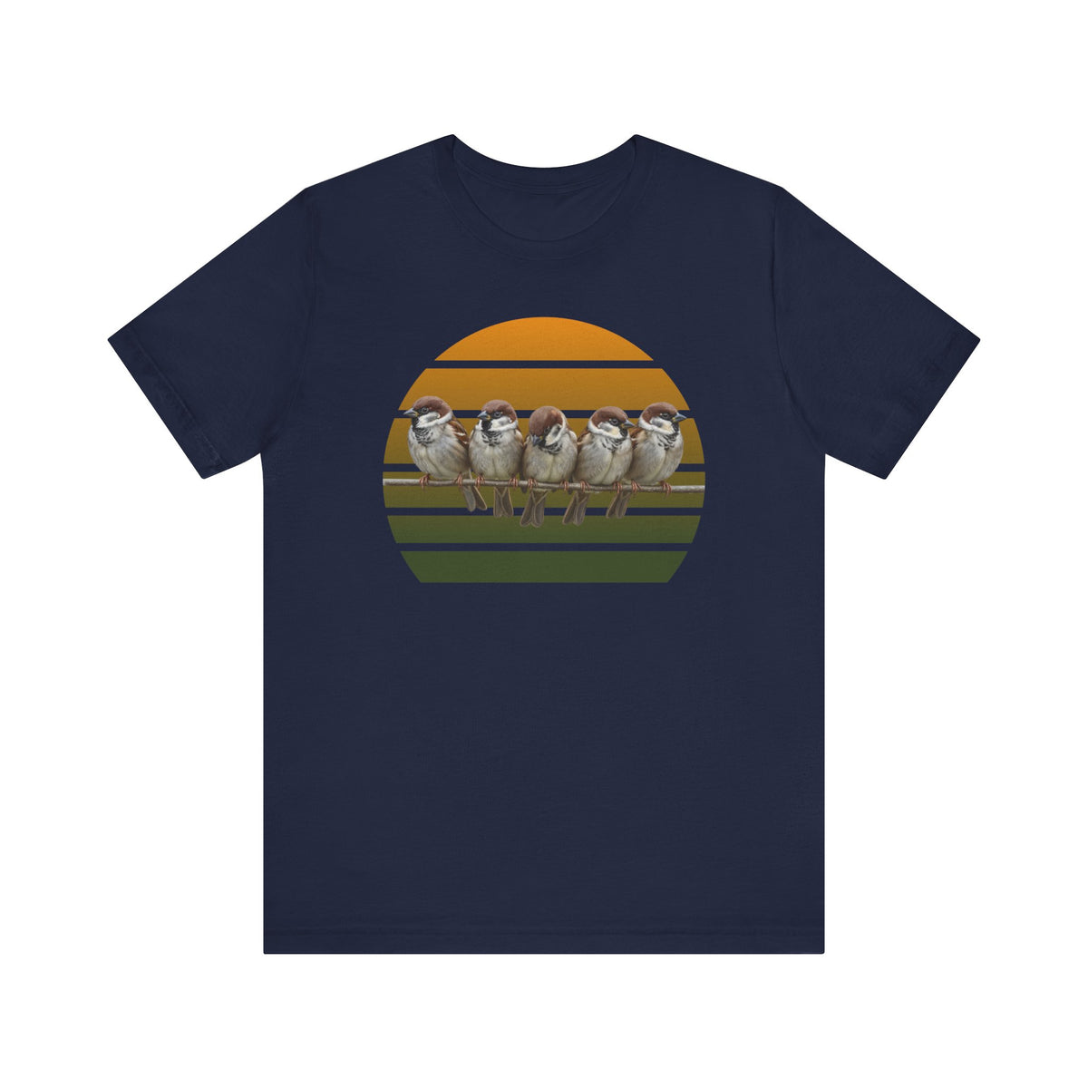 Spatzen Premuim T-Shirt | Geschenk für Vogelbeobachter | jz.birds