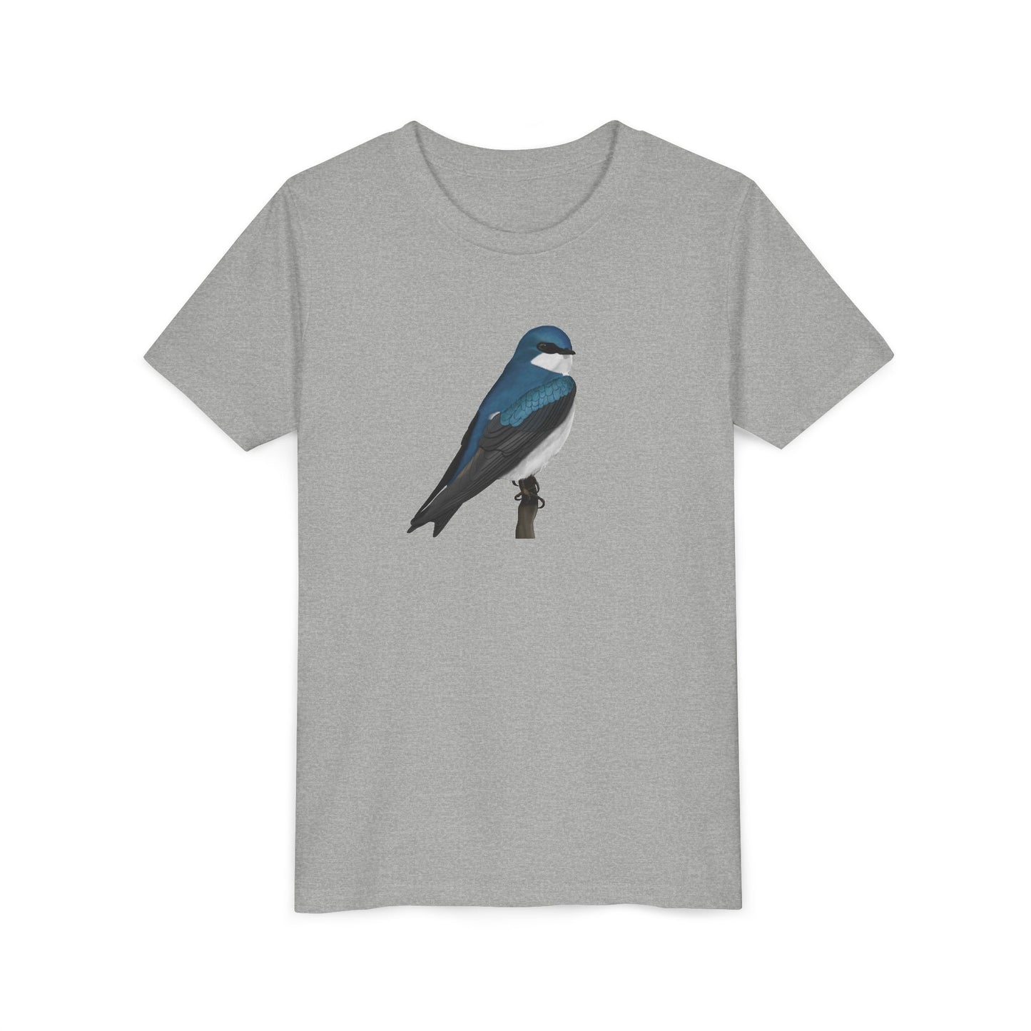 Tree Swallow Kids T-Shirts on Bright Clothing background