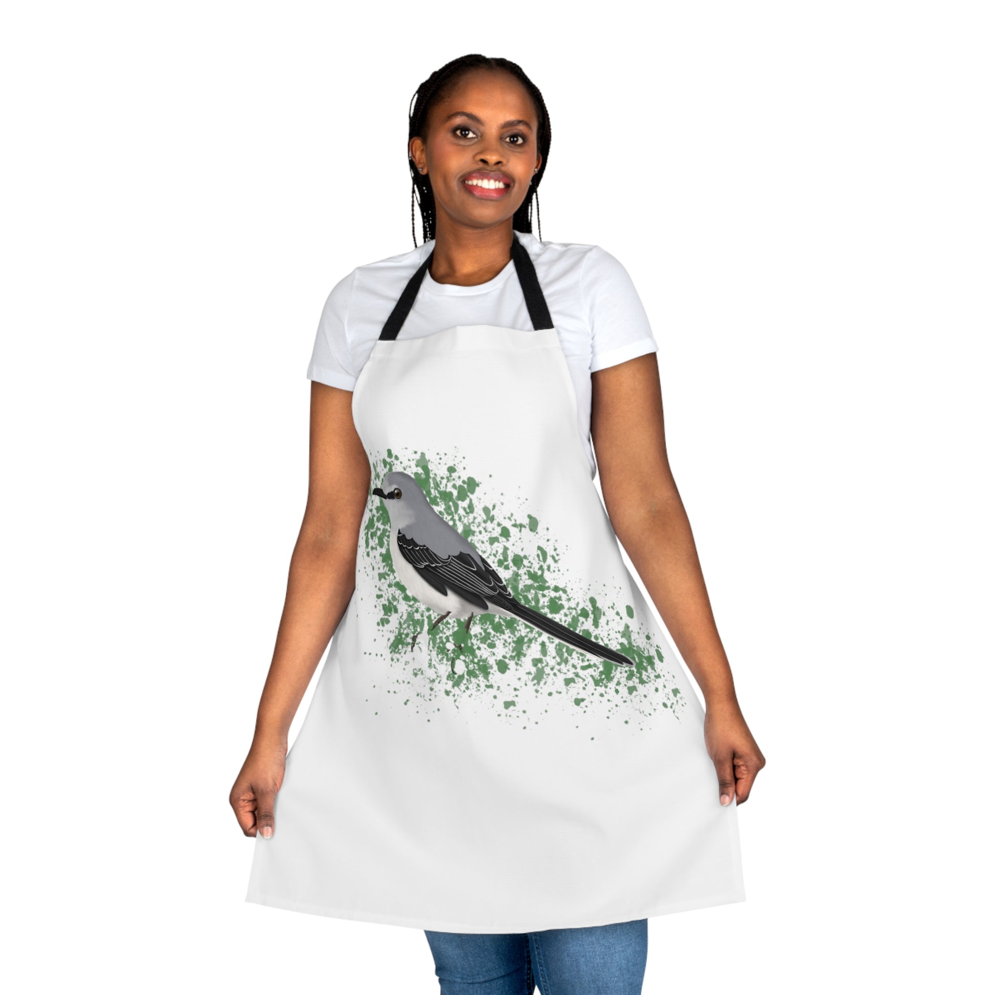 Mockingbird Bird Art Apron - jz.birds