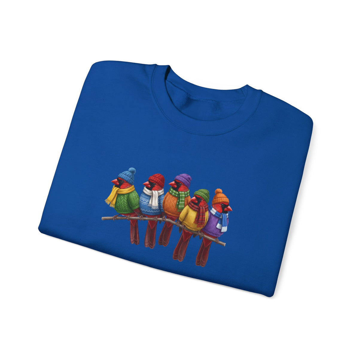 Cardinal Sweatshirt | Bird Watcher Crewneck | Unisex Songbirds Wearing Knit Gift for Bird Lovers