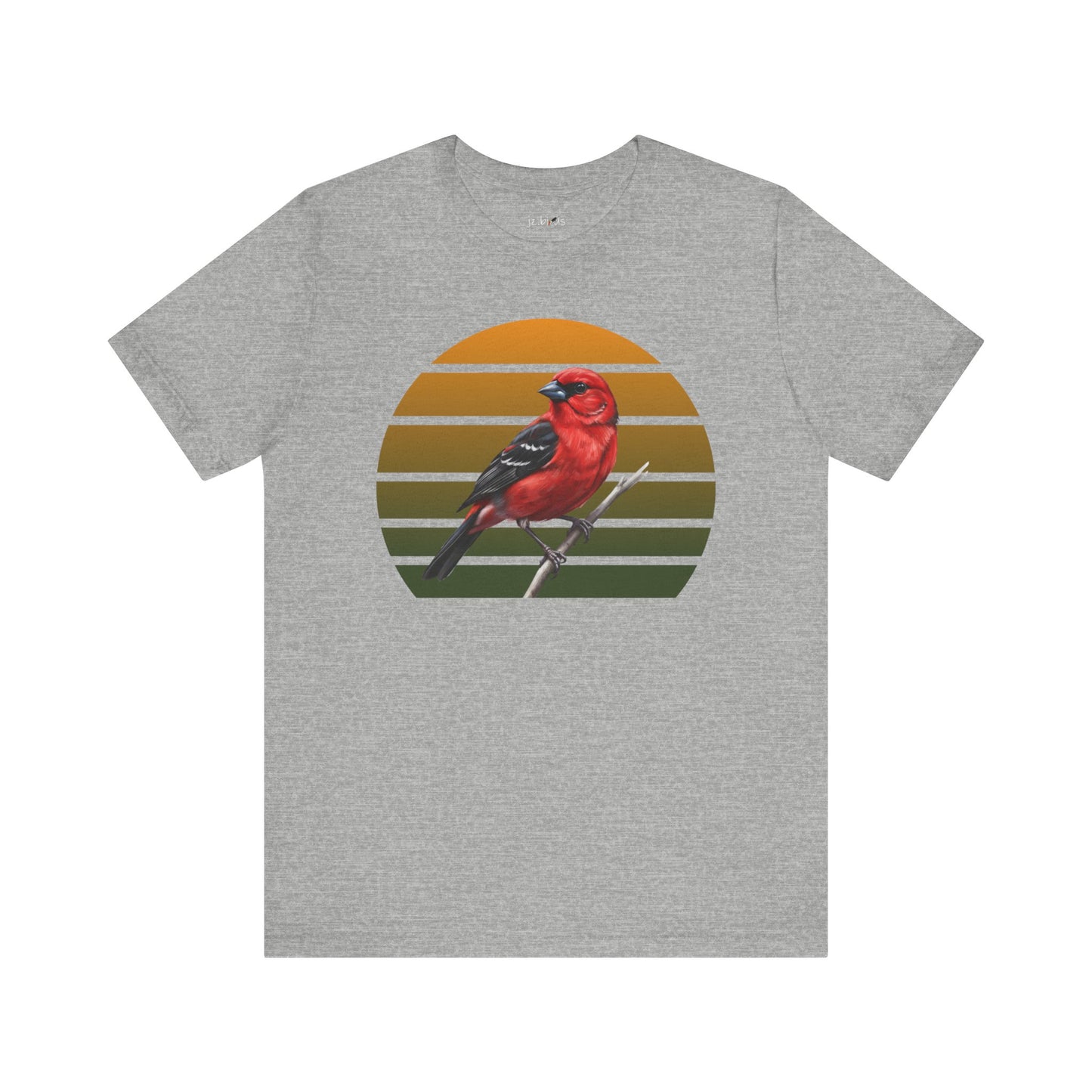 Scarlet Tanager T-Shirt | Unisex Retail Fit Bird Lover Tee | Wildlife Birder Gift