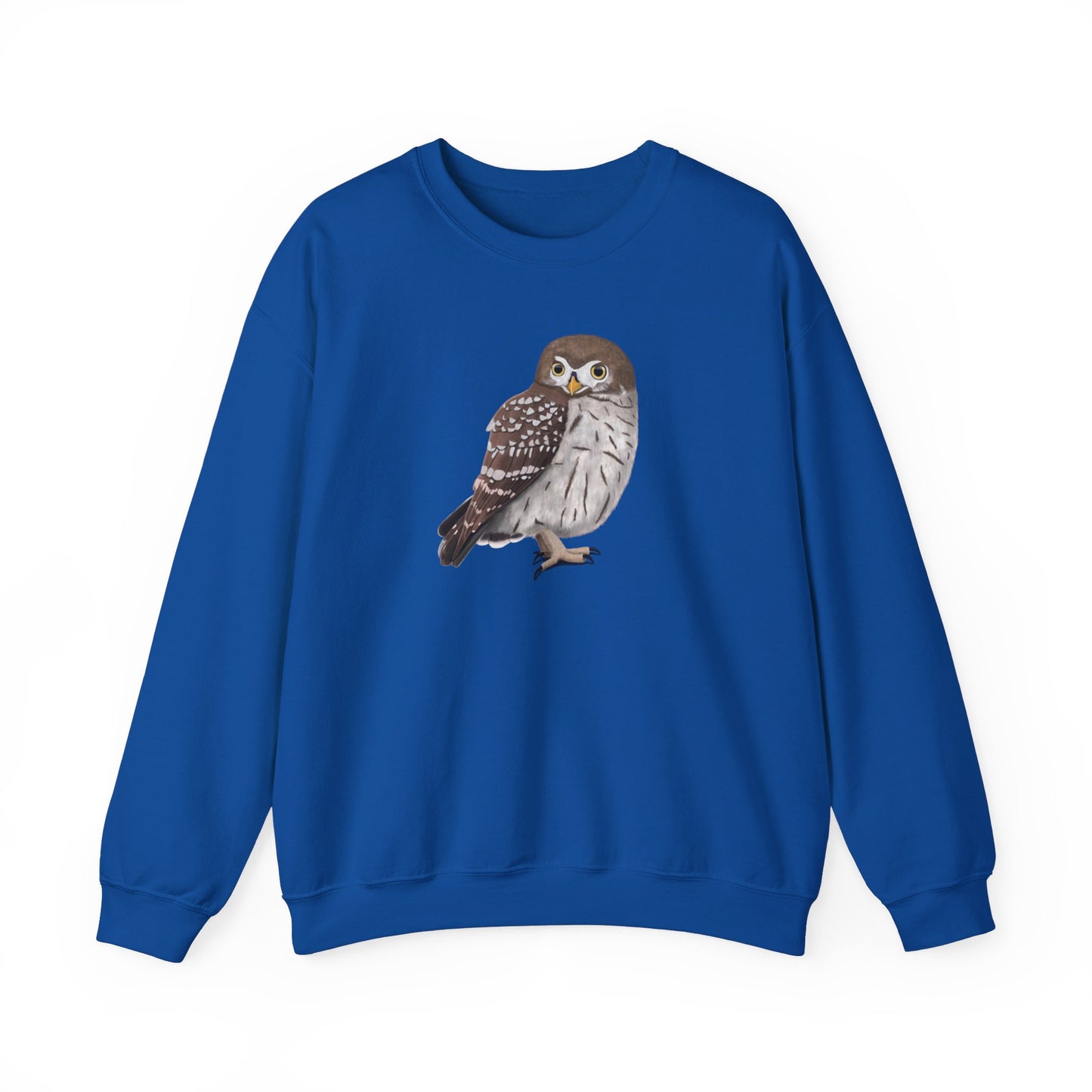 Owl Bird Watcher Biologist Crewneck Sweatshirt
