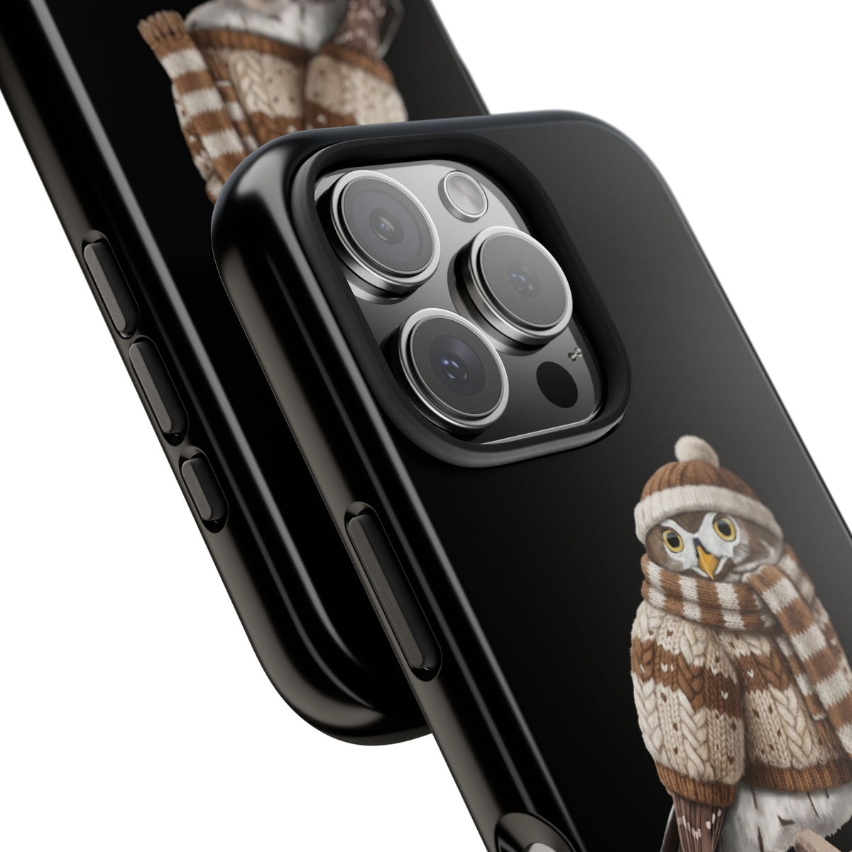 Owl Dual-Layer iPhone Case with Bird Art – The Perfect Gift for Ornithologists & Bird Lovers