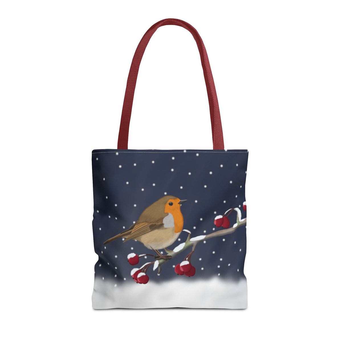 Rotkehlchen Tragetasche – Accessories, All Over Print