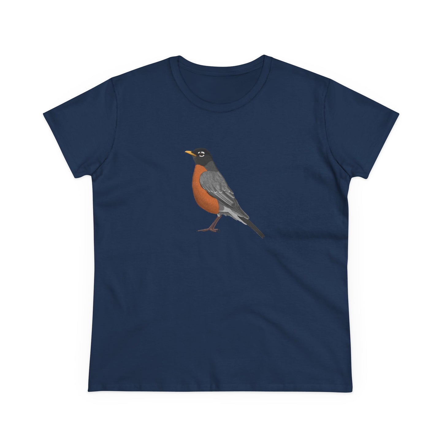 American Robin Bird Design for Birdwatchers and Bird Lovers Women's T-Shirt