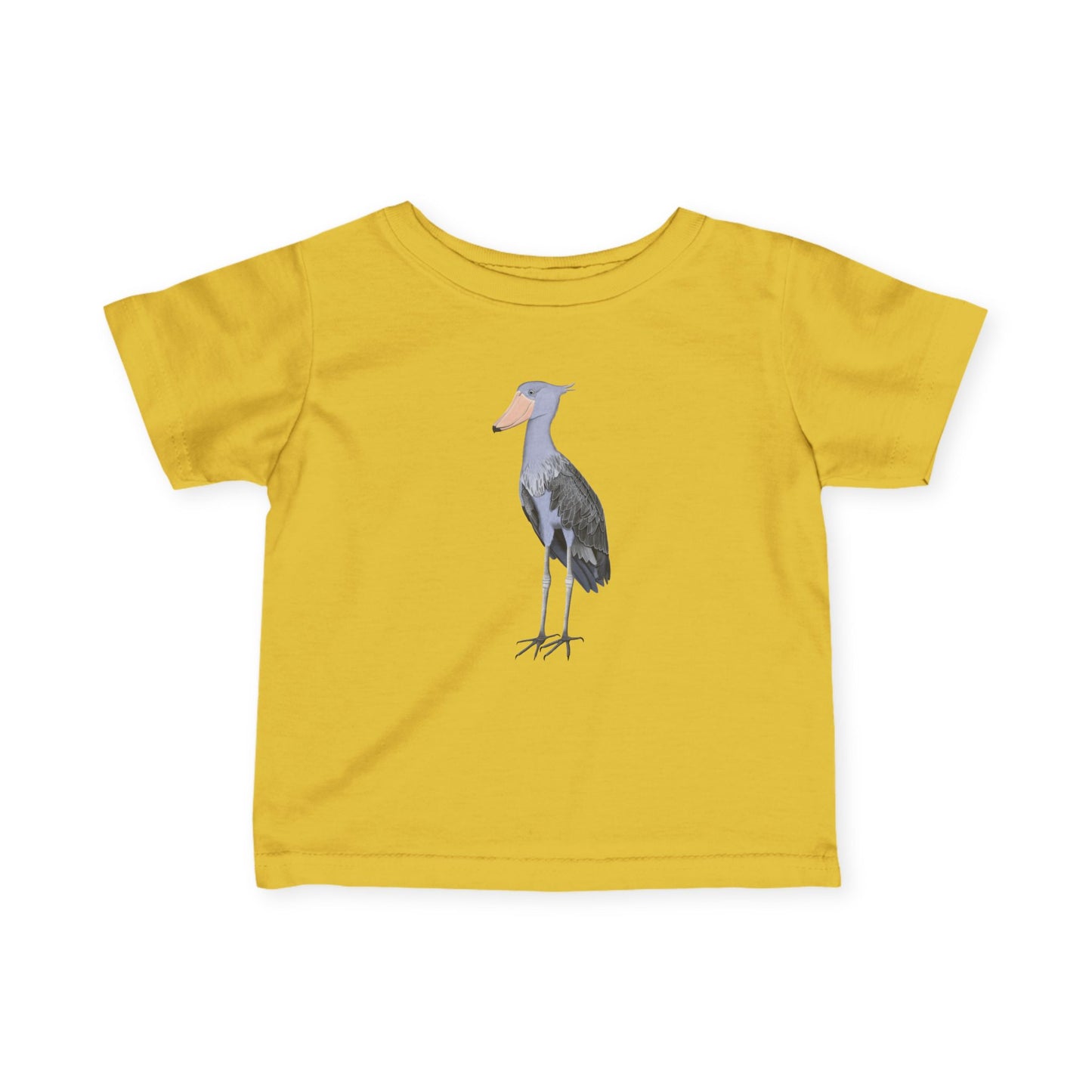 Süßes Schuhschnabel Vogel Tiermotiv T-Shirt für Babys und Kleinkinder