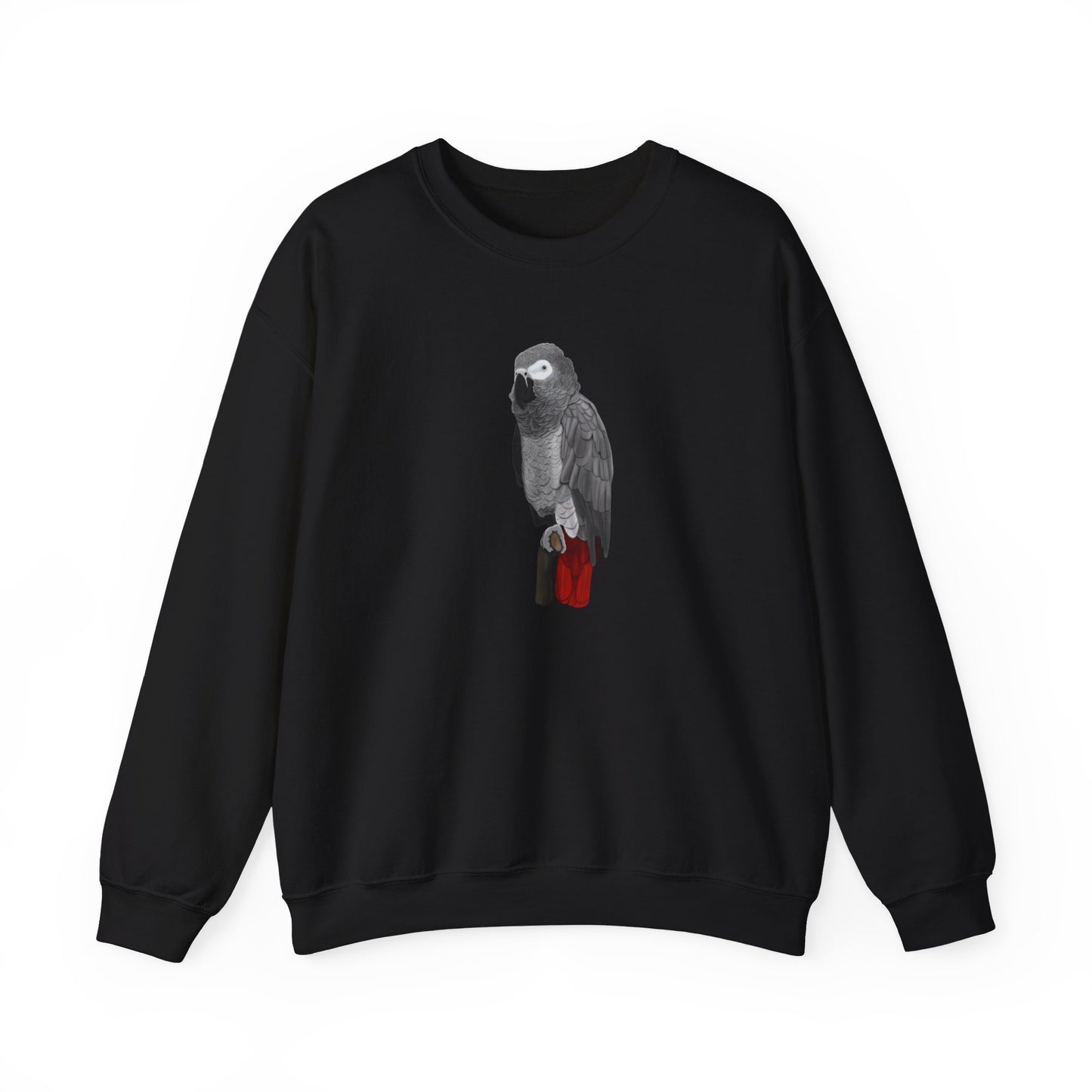 Grey Parrot Bird Watcher Biologist Crewneck Sweatshirt