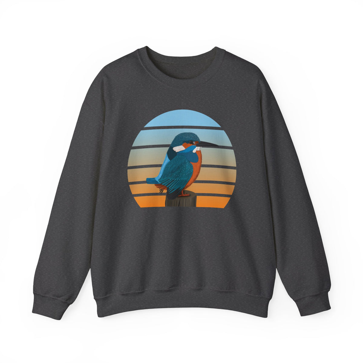 Kingfisher Sweatshirt – Crew neck, DTG