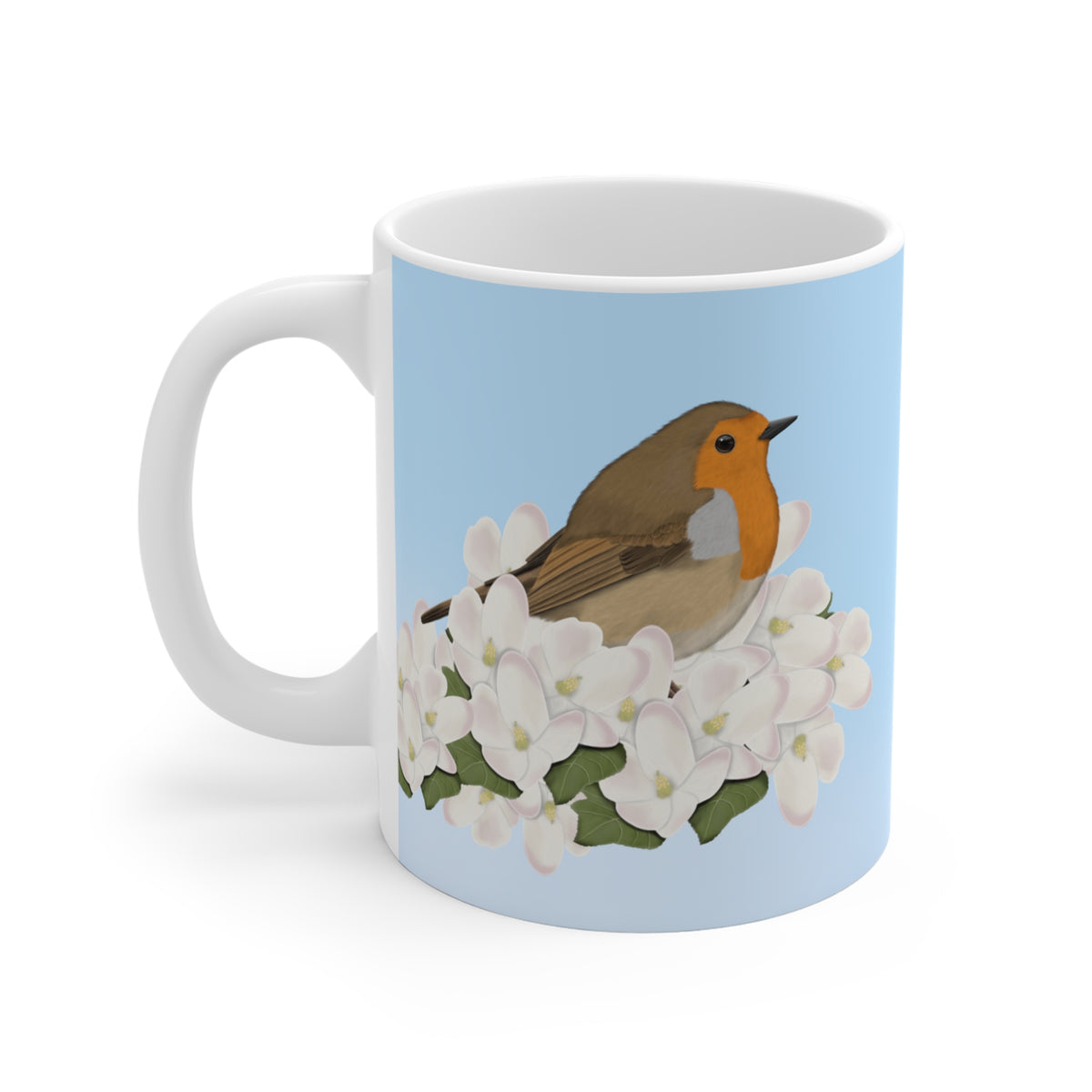 Rotkehlchen Tasse – 11 oz und 11oz Stil