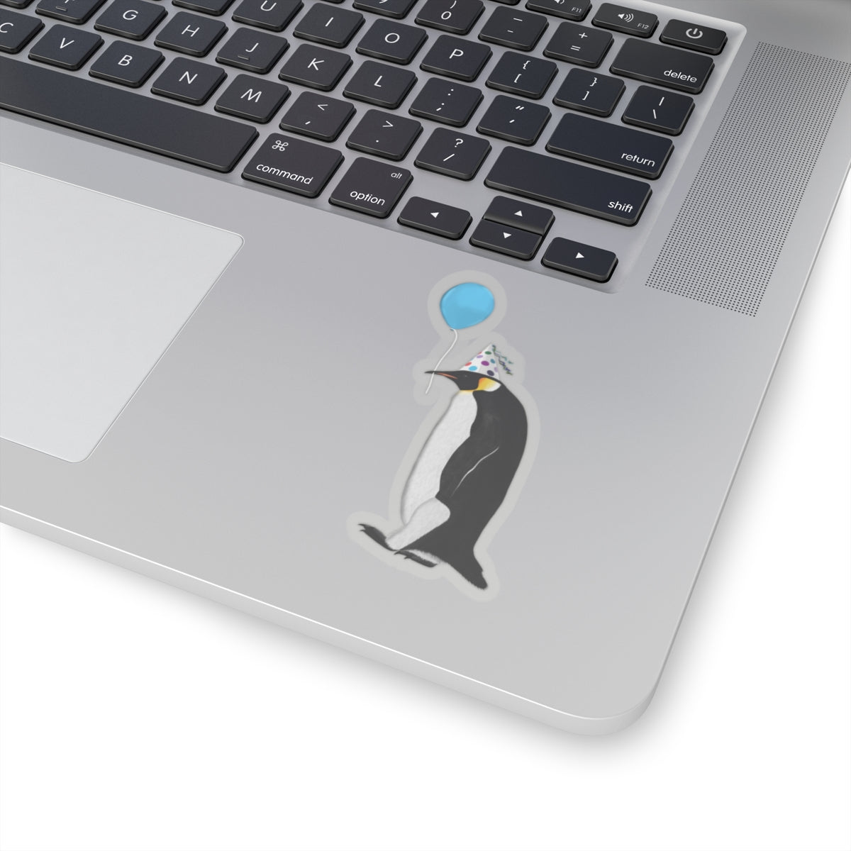 Penguin Birthday Bird Kiss-Cut Sticker - jz.birds