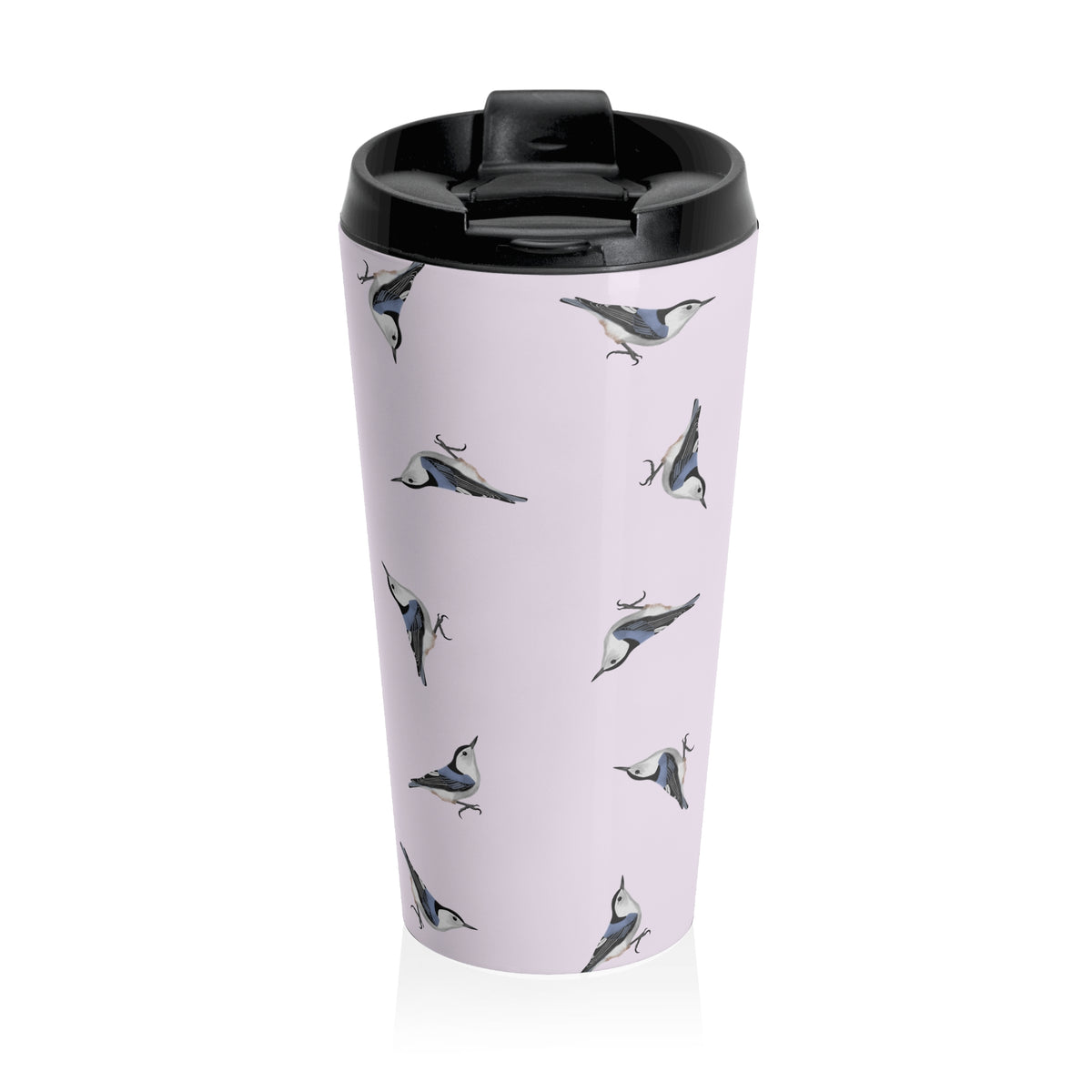 White-breasted Nuthatch and Tern Tumbler – 15oz, bird