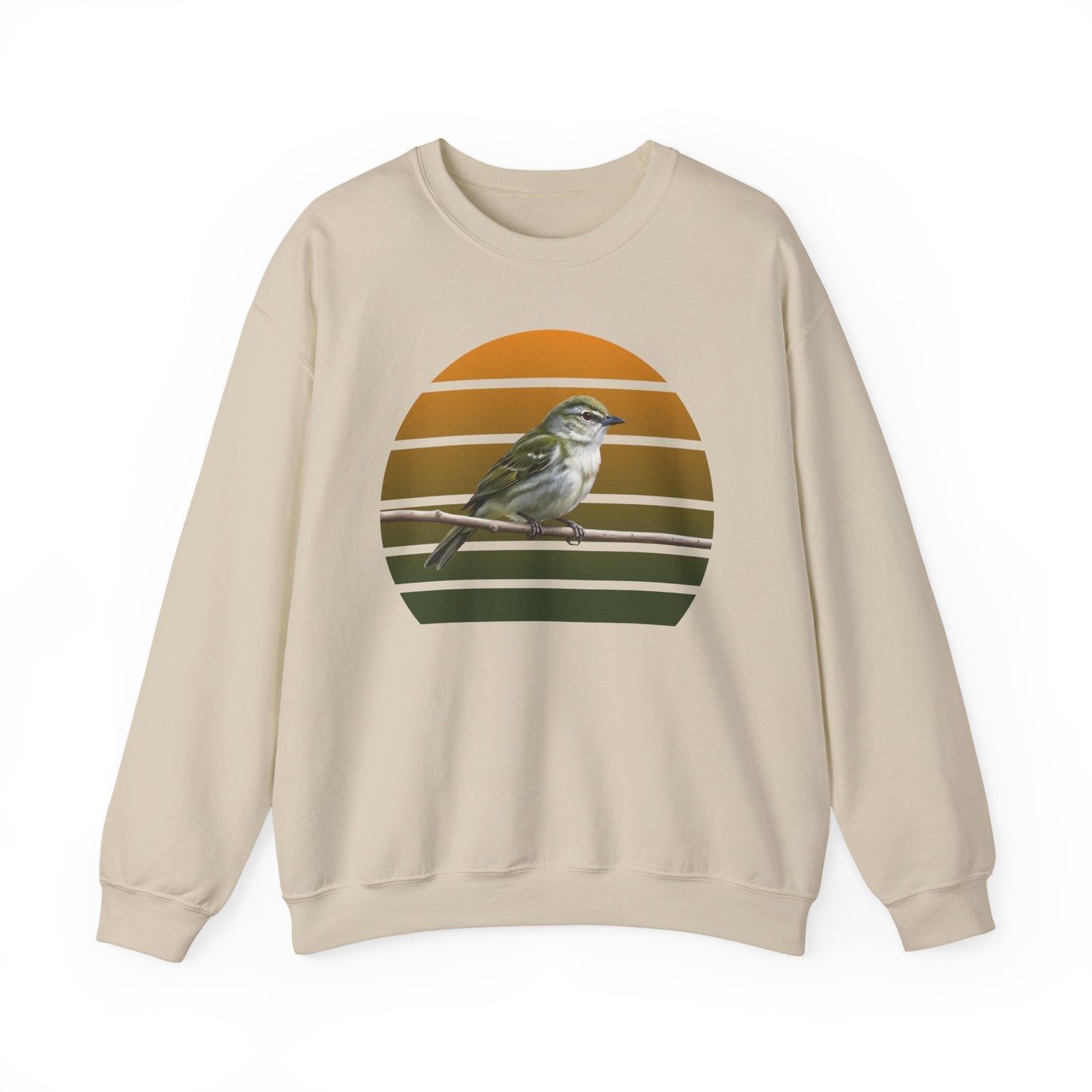 Red-Eyed Vireo Sweatshirt | Songbird Crewneck | Unique Birder Gift | Unisex Wildlife Pullover