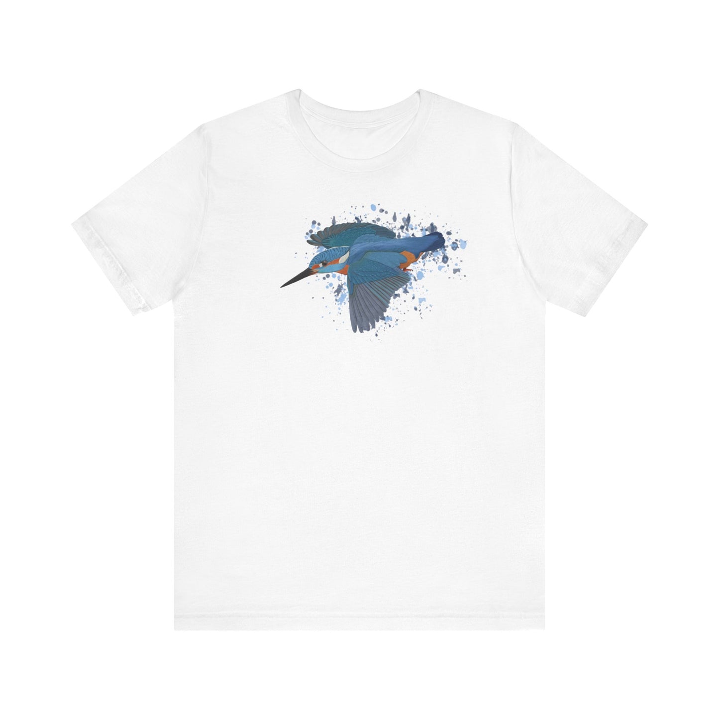 Eisvogel im Flug Vogel T-Shirt für Vogelfreunde