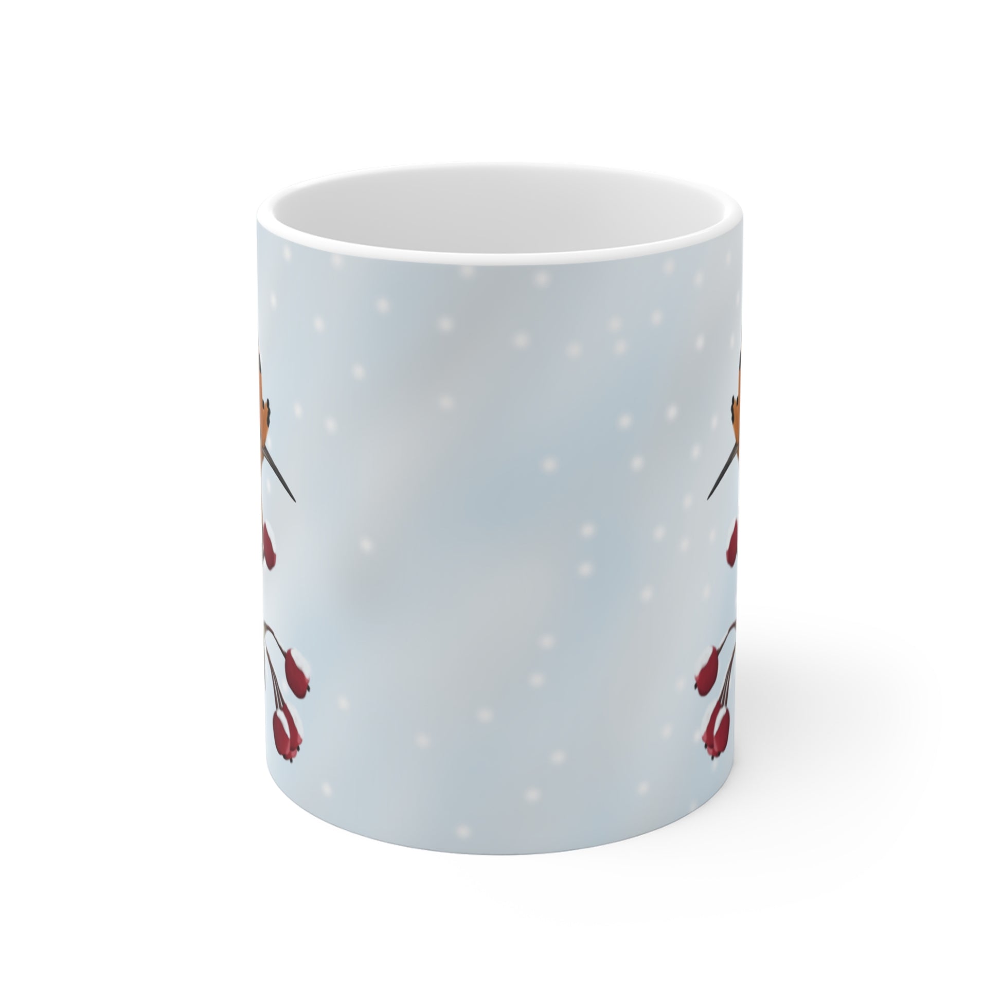 Hoopoe Winter Bird Ceramic Mug 11oz - jz.birds