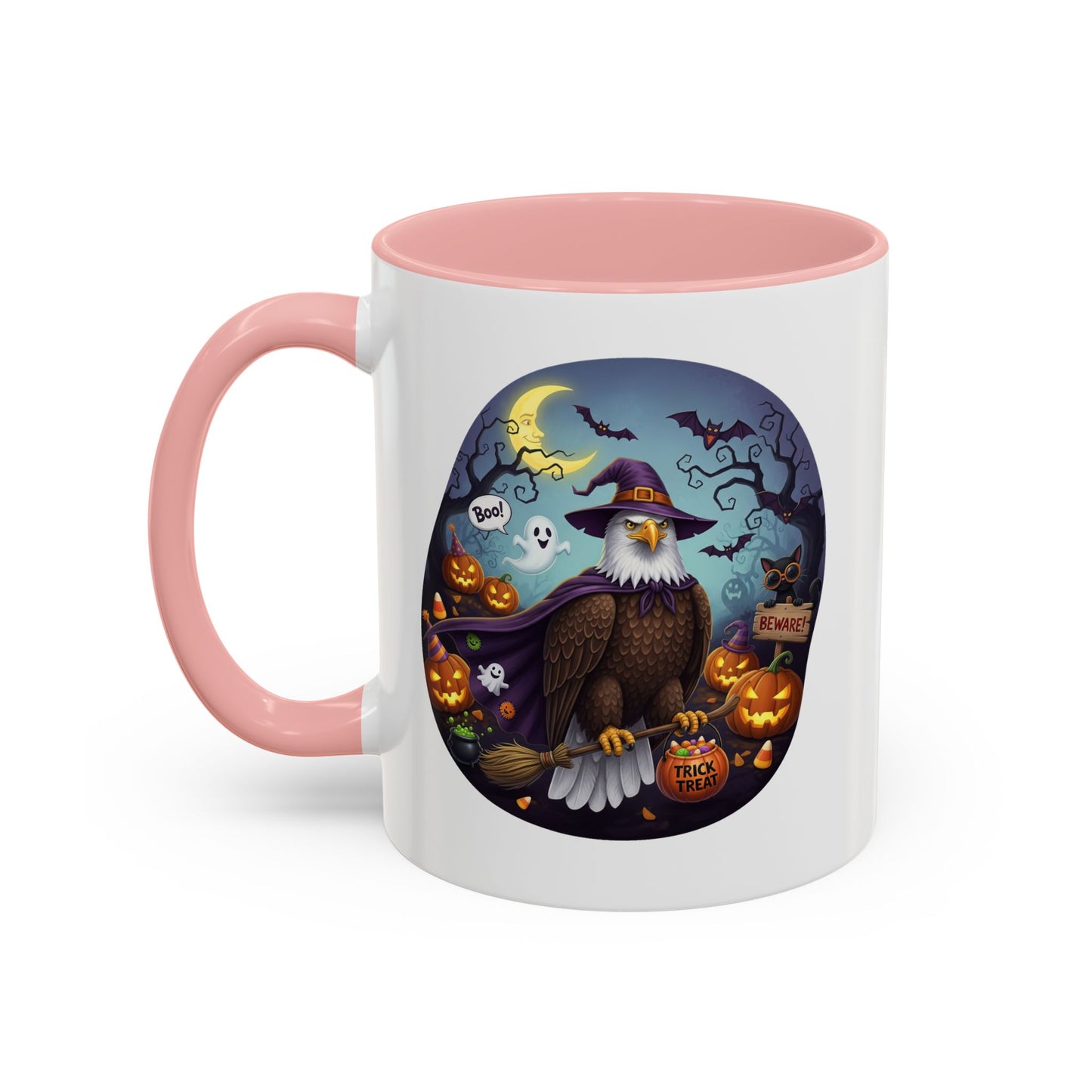 Bald Eagle Halloween Bird Mug - A Spooky & Funny Halloween Cup