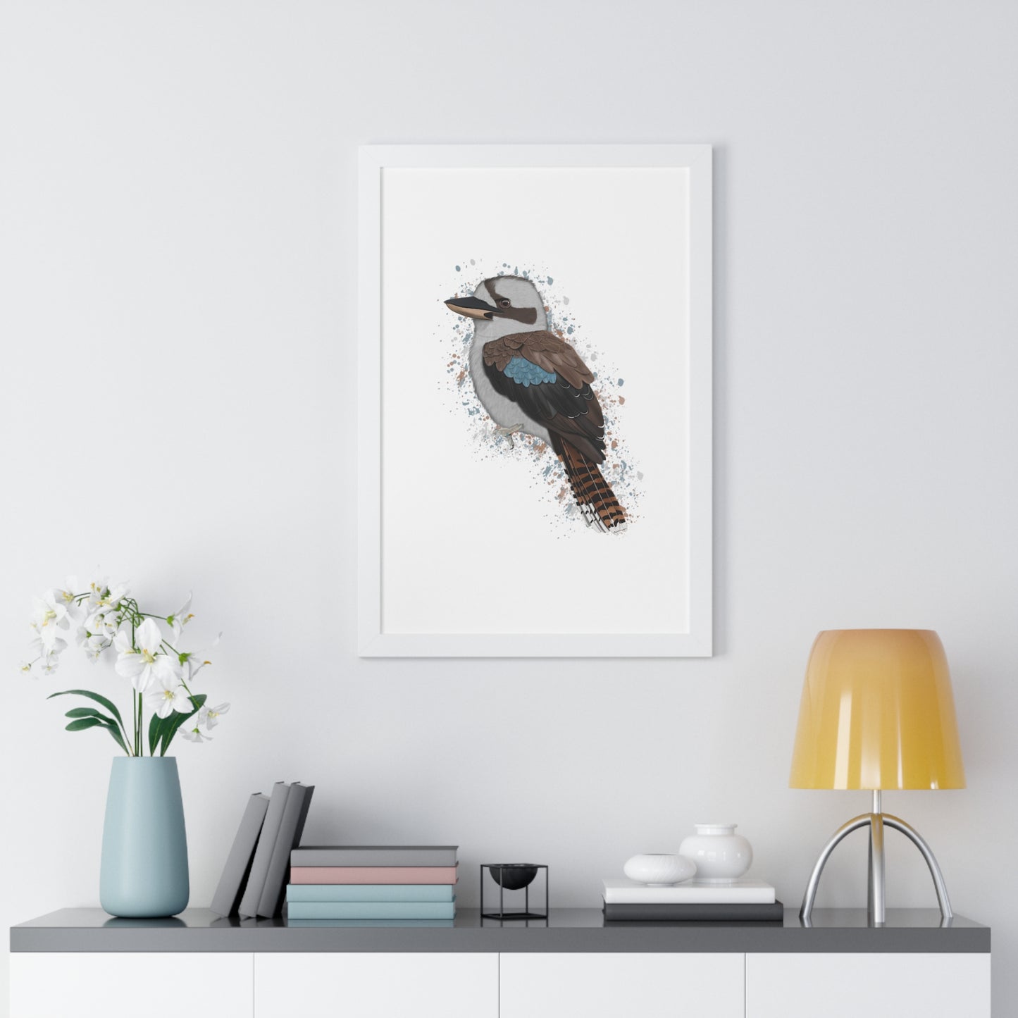 Kookaburra Bird Framed Poster