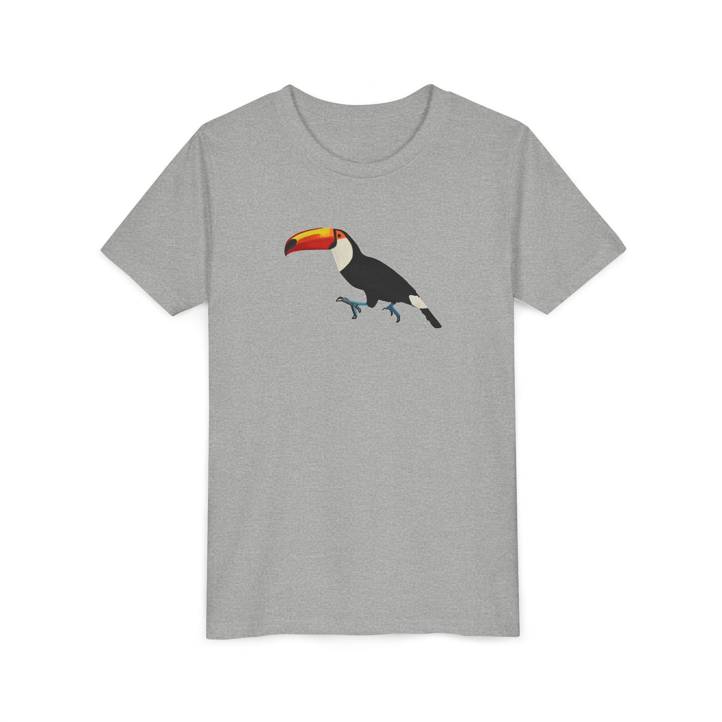 Toucan Kids T-Shirts on Bright Clothing background