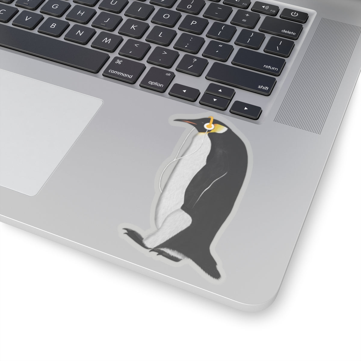 Penguin Bird with Music Headphones Sticker – Fall Bestsellers, Paper products