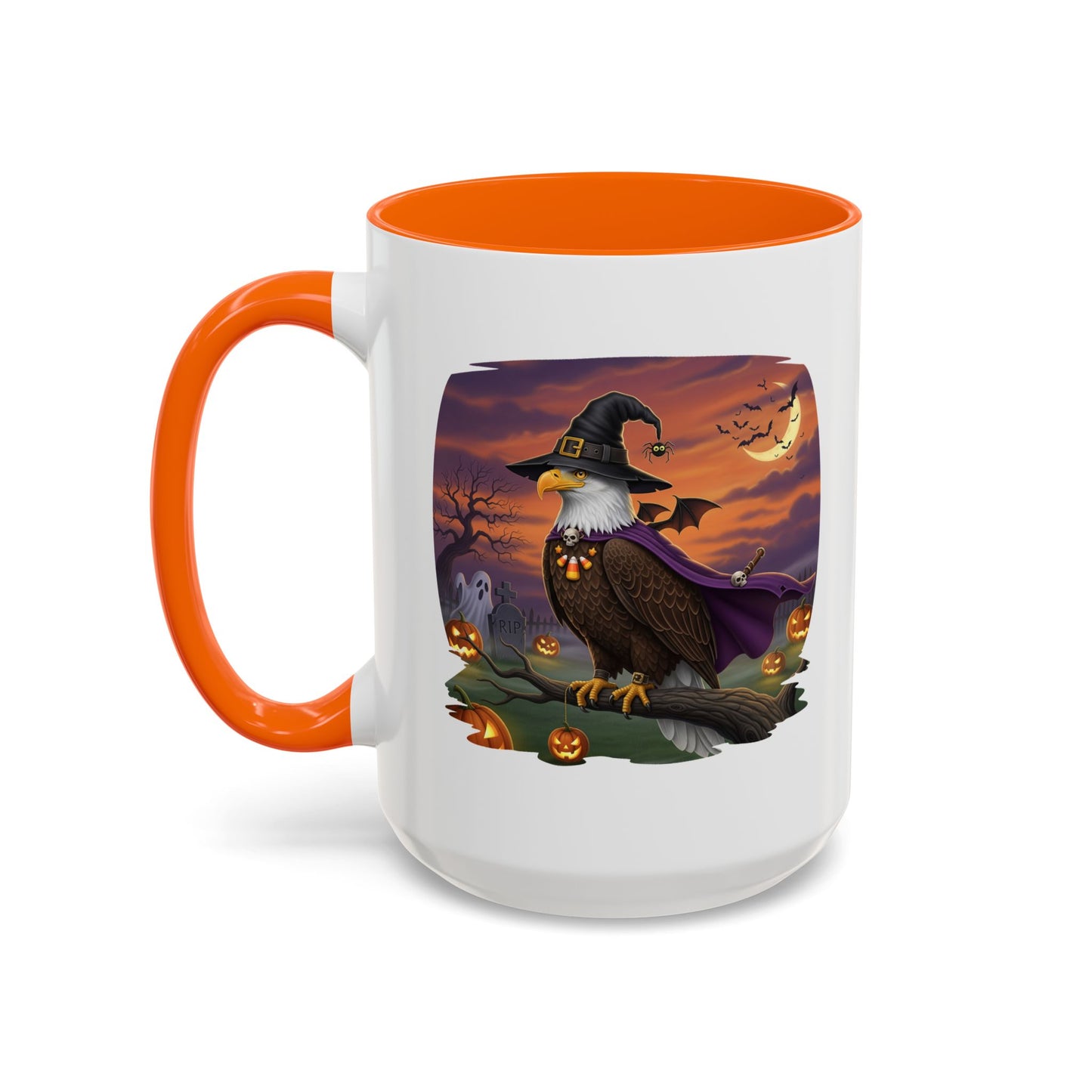 Bald Eagle Halloween Bird Mug - Halloween Coffee Mug for Bird Lovers