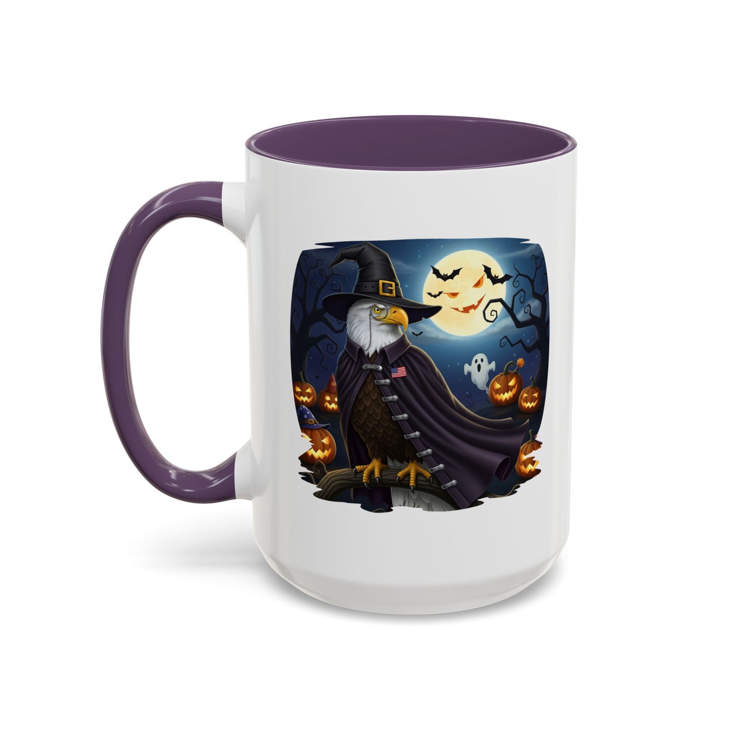 Bald Eagle Halloween Bird Mug - A Spooky & Funny Halloween Cup