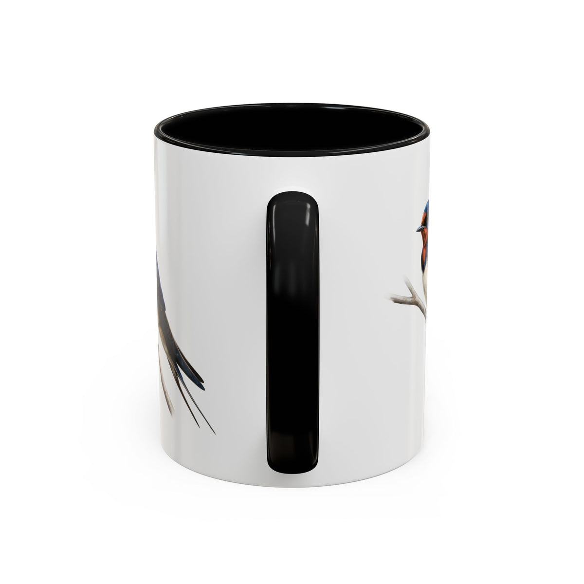 ツバメの陶器製コーヒーマグ – バードウォッチャーへのカスタムギフト