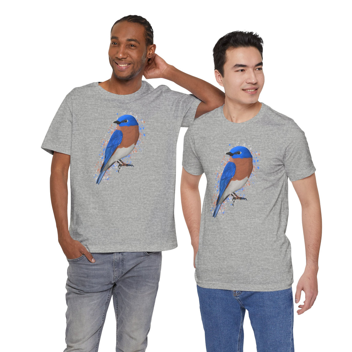 ルリツグミの鳥Tシャツ