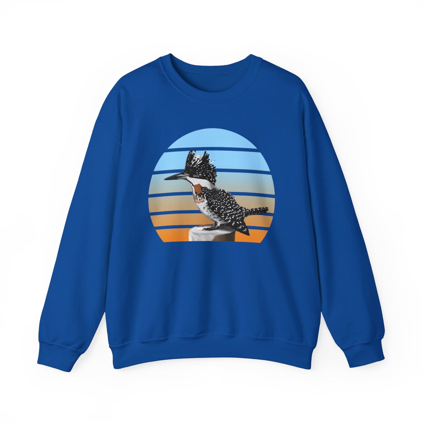 Crested Kingfisher Birdlover Ornithologist Bird Sweatshirt