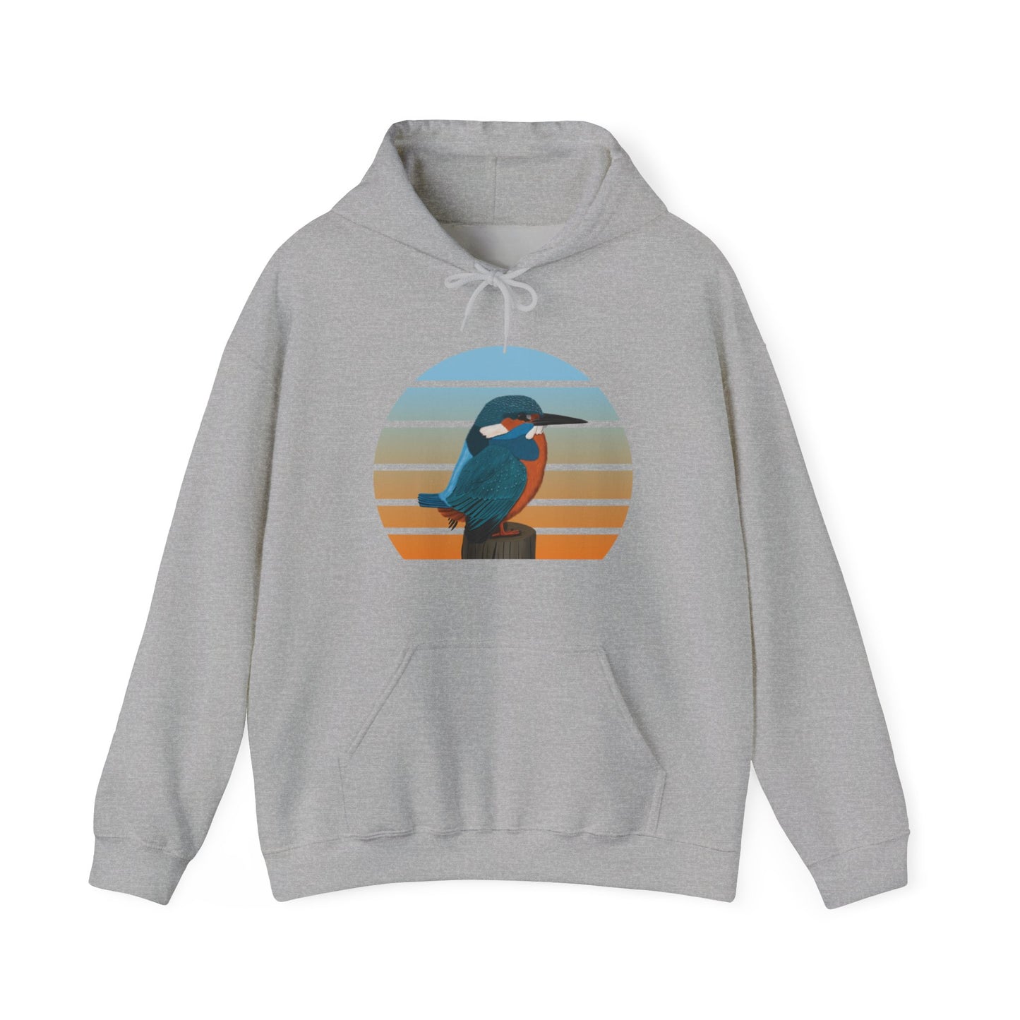Kingfisher Hoodie – bird and DTG style